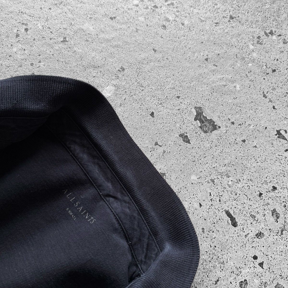 Allsaints AllSaints Mens Navy Long Sleeve Polo Shirt Ramskull Logo Size US XS / EU 42 / 0 - 5 Thumbnail