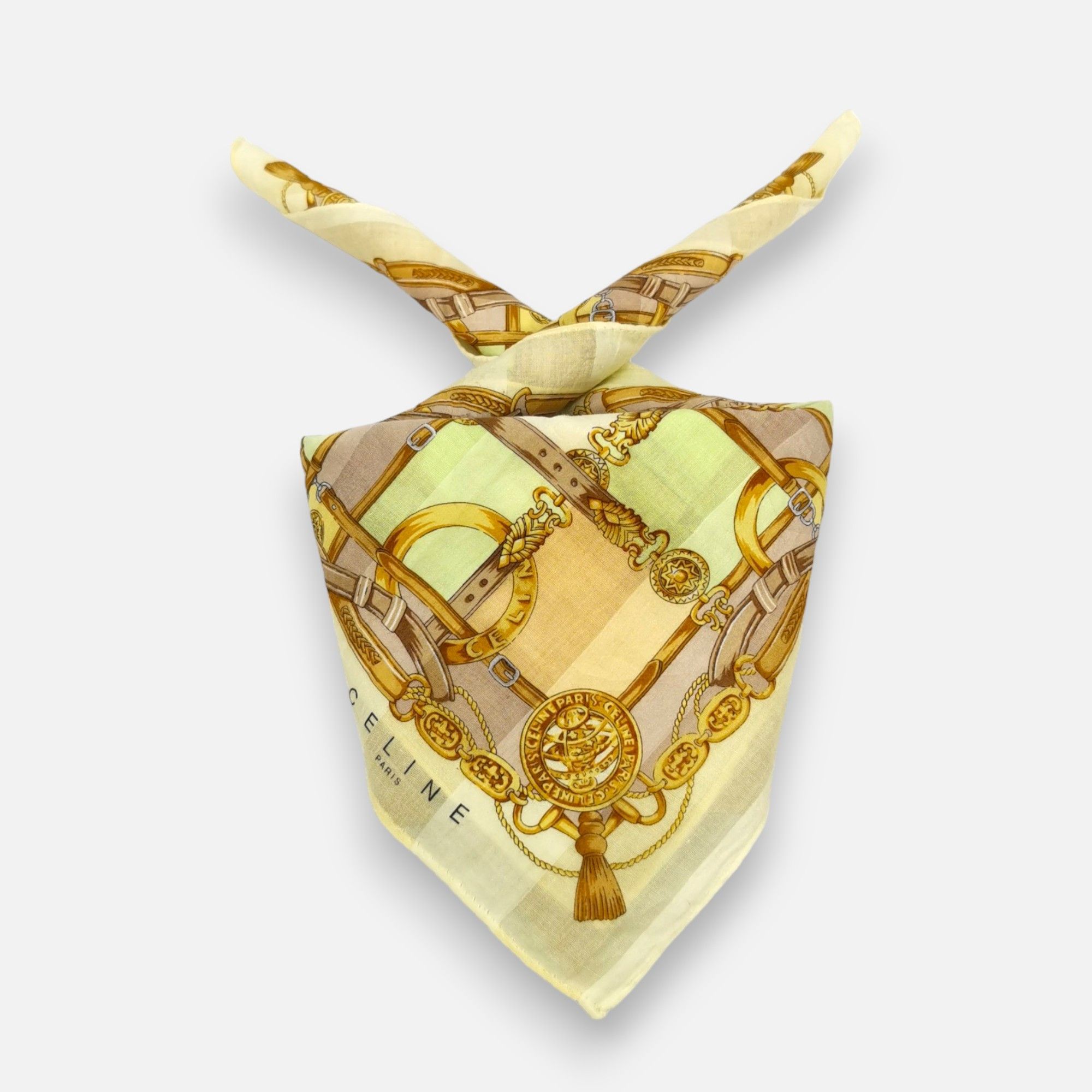 Celine × Vintage Vintage Celine Handkerchief Neckerchief Bandana Size ONE SIZE - 1 Thumbnail