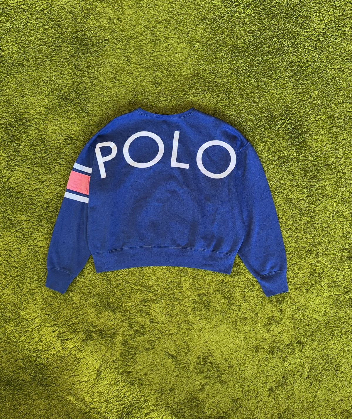 Polo Ralph Lauren × Ralph Lauren Polo Ralph Lauren big logo sweatshirt Y2K style Size S / US 4 / IT 40 - 1 Thumbnail