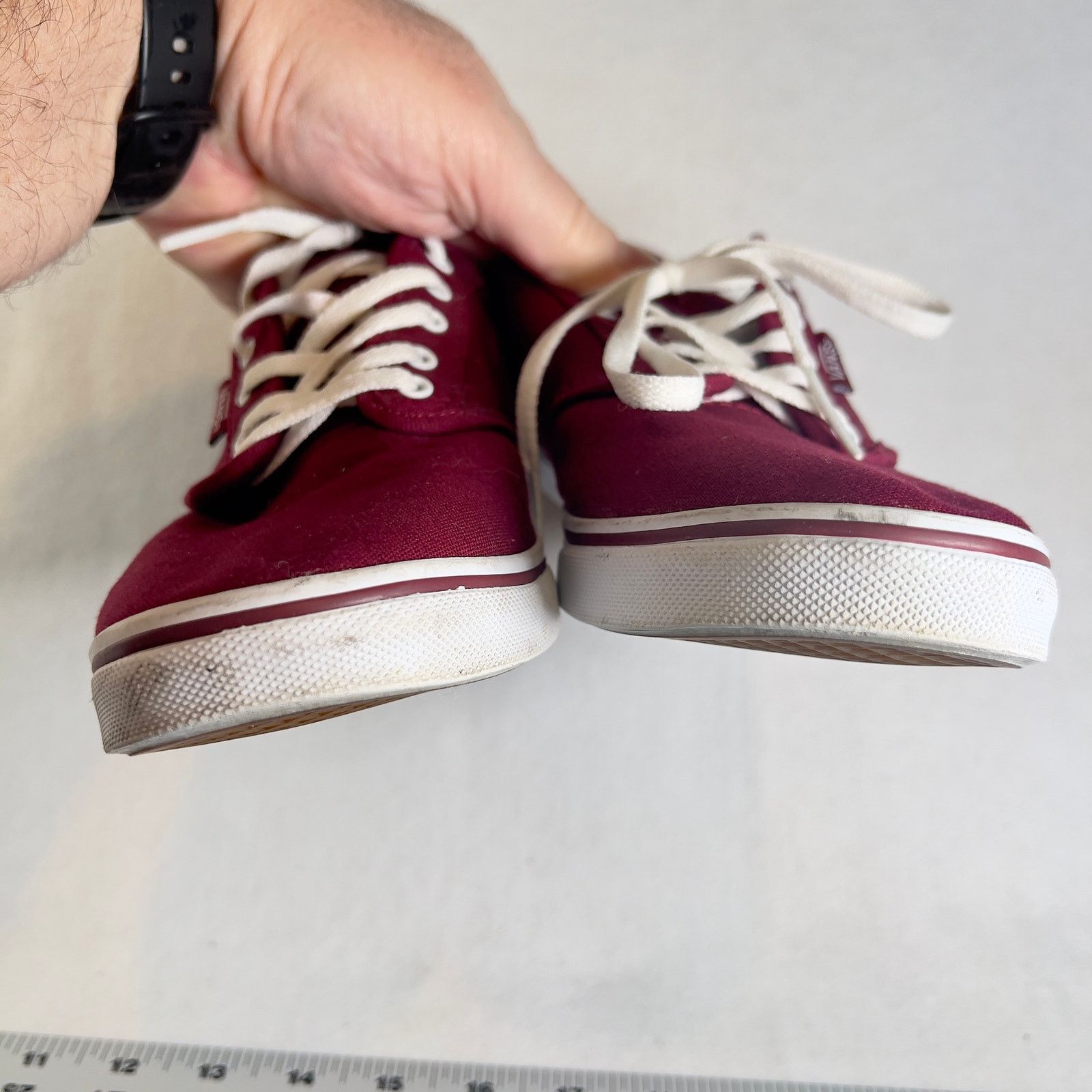 Vans Van's Off The Wall Sneakers Midrise Suede w/ Leather Trim Size US 8 / IT 38 - 5 Thumbnail