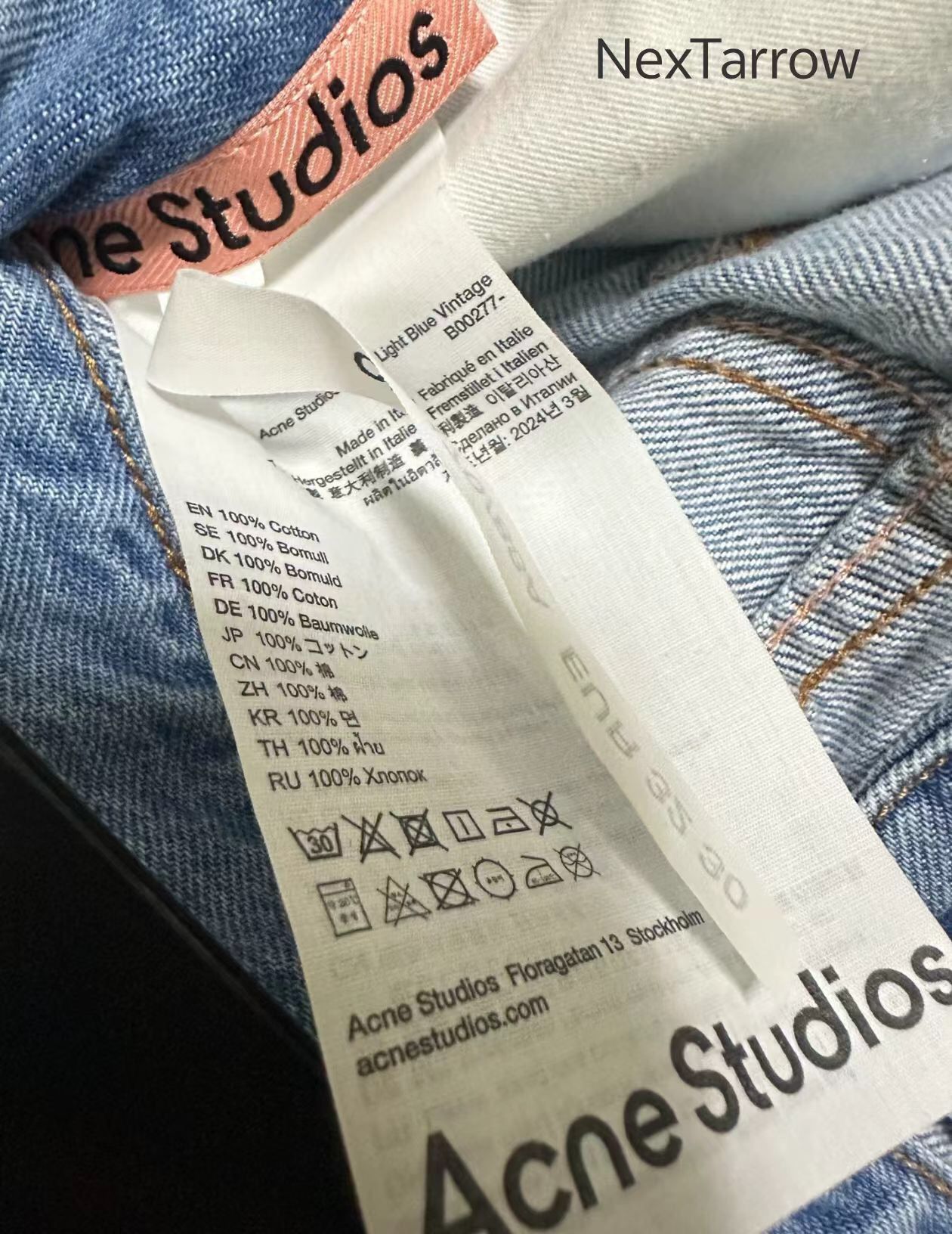 Acne Studios acne studios Light blue jeans 2412-Nextarrow Size US 30 / EU 46 - 3 Thumbnail
