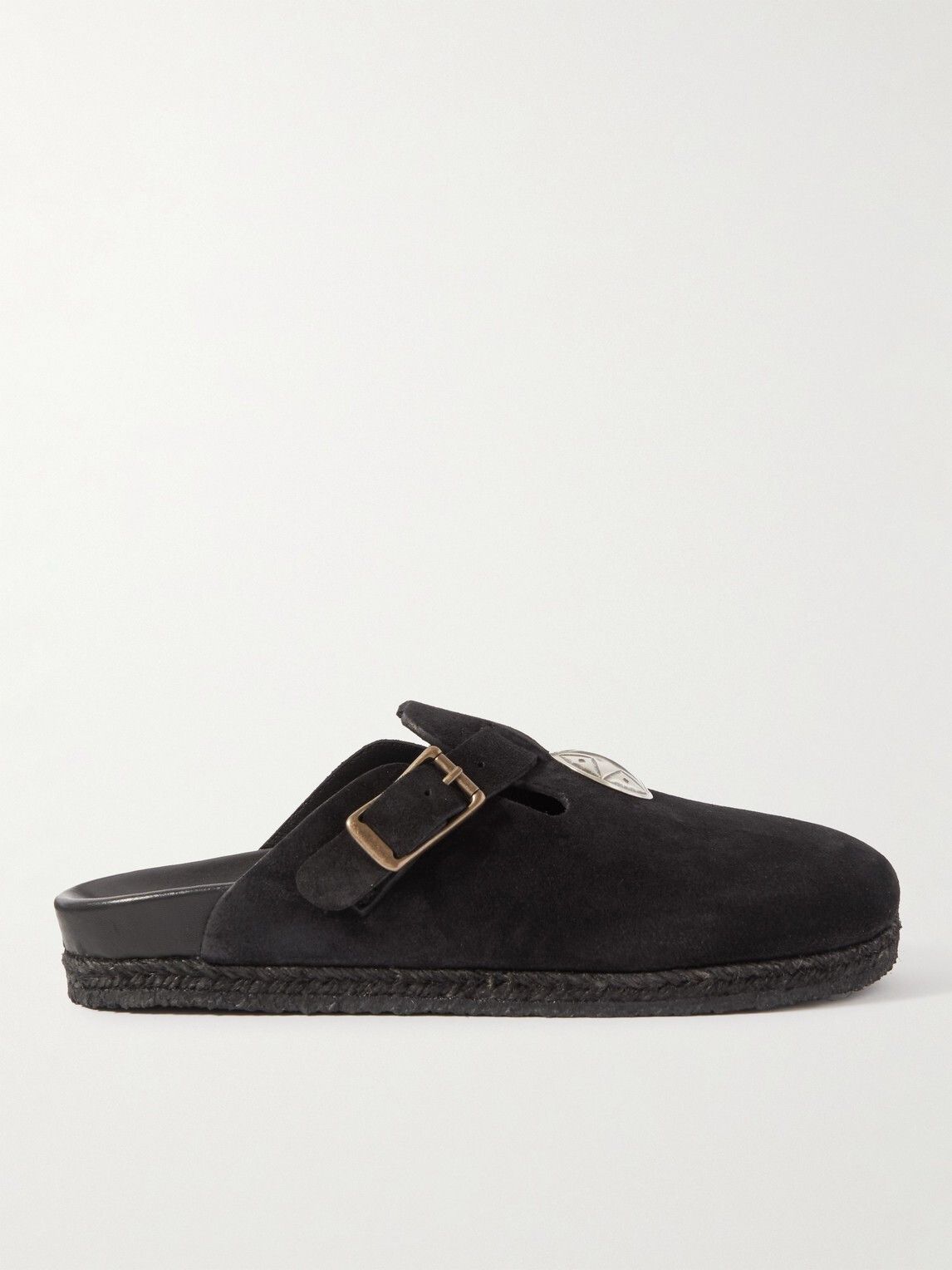 Yuketen Sal 1 Embellished Suede Clogs Size US 12 / EU 45 - 1 Thumbnail