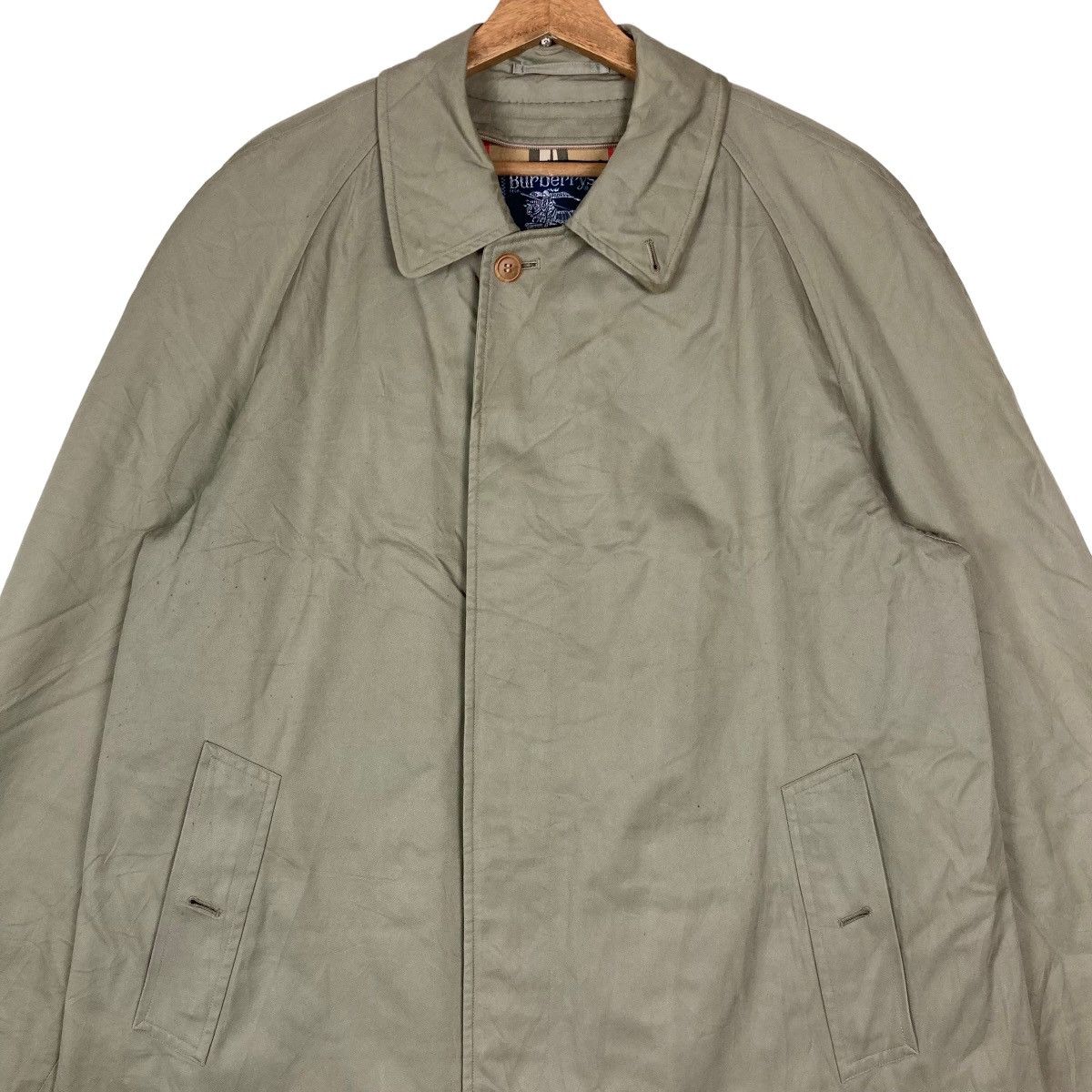 Burberry Burberrys Plaid Pattern Inside Trench Coat Jacket Size US M / EU 48-50 / 2 - 3 Thumbnail