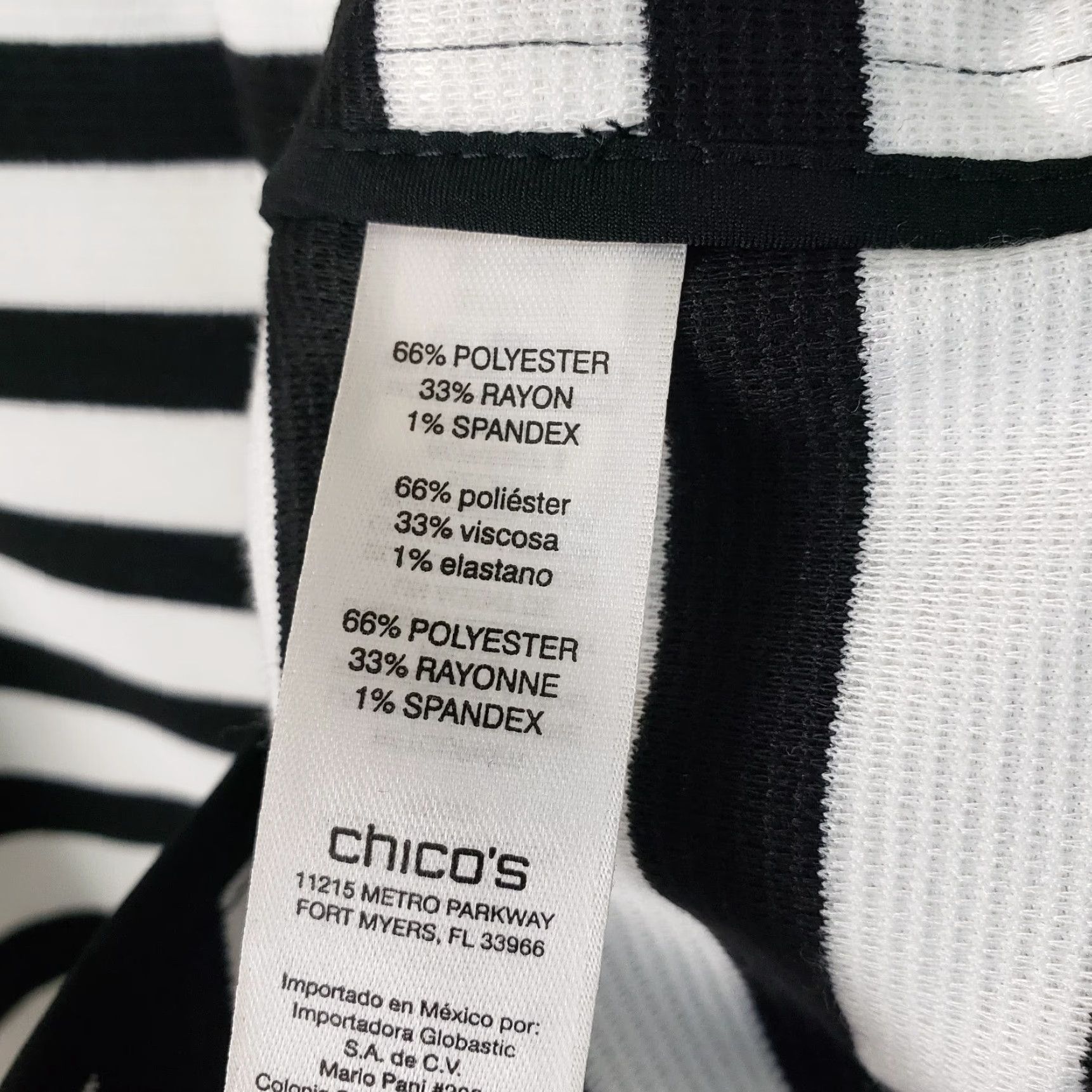 Vintage Chico's Women's Medium Size Black White Striped Vest Jacket User: User: Chico's Women's Medium Size Black White Striped Vest Jacket Size M / US 6-8 / IT 42-44 - 5 Thumbnail