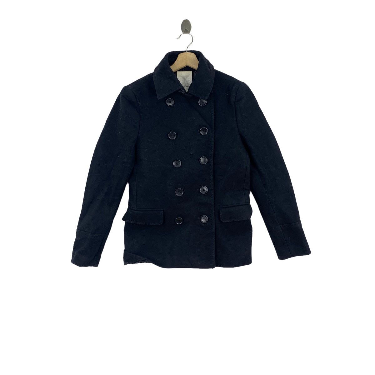 Japanese Brand ONE GRAVITY Nano Universe Japanease Brand Black Wool Plain Size US S / EU 44-46 / 1 - 1 Thumbnail