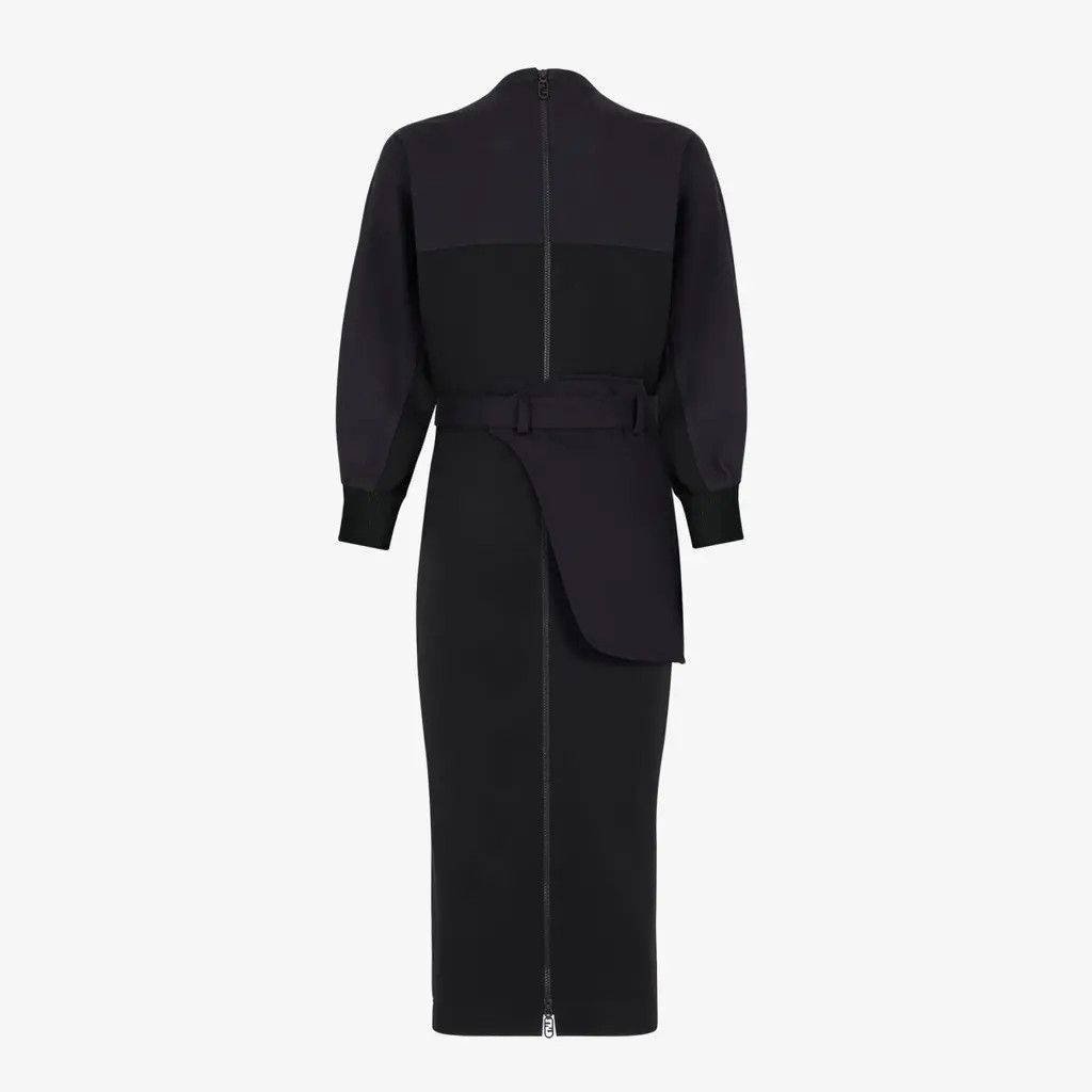 Fendi o1s1wg110125 Dress in Black Size XL / US 12-14 / IT 48-50 - 2 Thumbnail