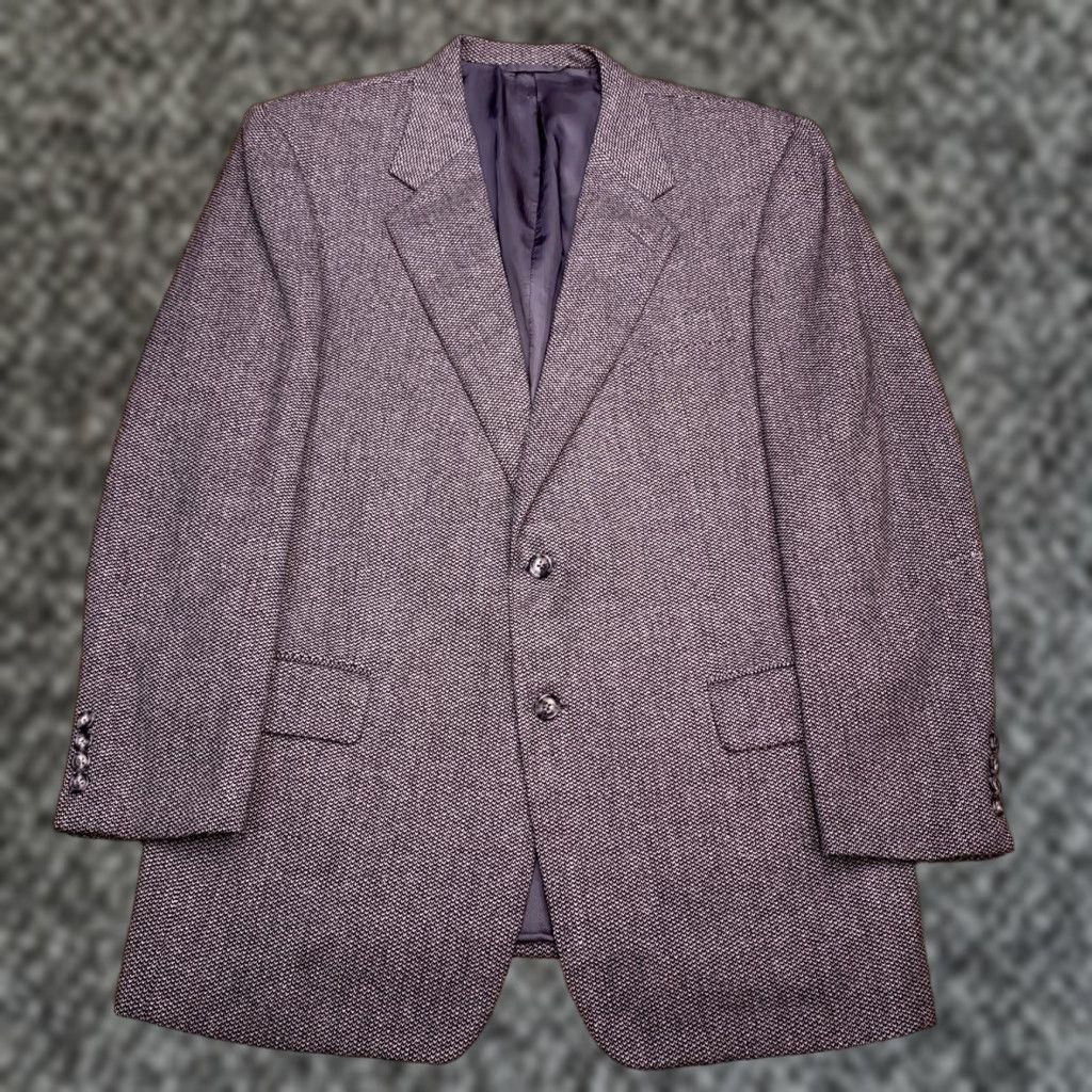 Vintage Hickey Freeman Blazer 42R Gray Wool Boardroom Sport Coat Jacket Size 42R - 1 Thumbnail