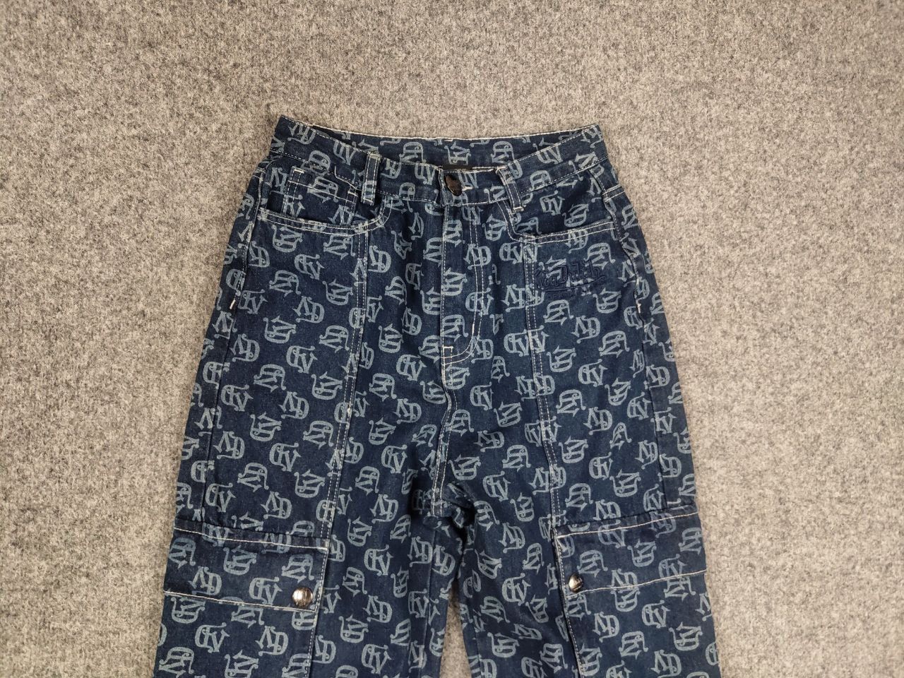 Von Dutch Vintage Von Dutch Y2K Print Cargo Baggy Bomdage Jeans Size US 30 / EU 46 - 8 Thumbnail