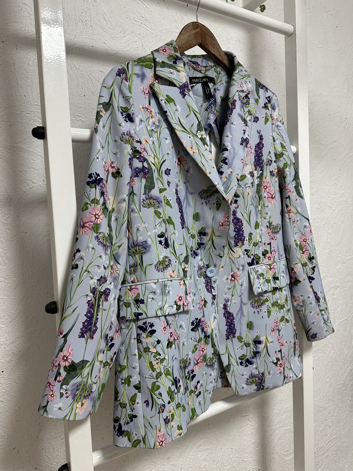 Other Marccain Floral Blazer Women’s Size S Made in Romania Size S / US 4 / IT 40 - 4 Thumbnail