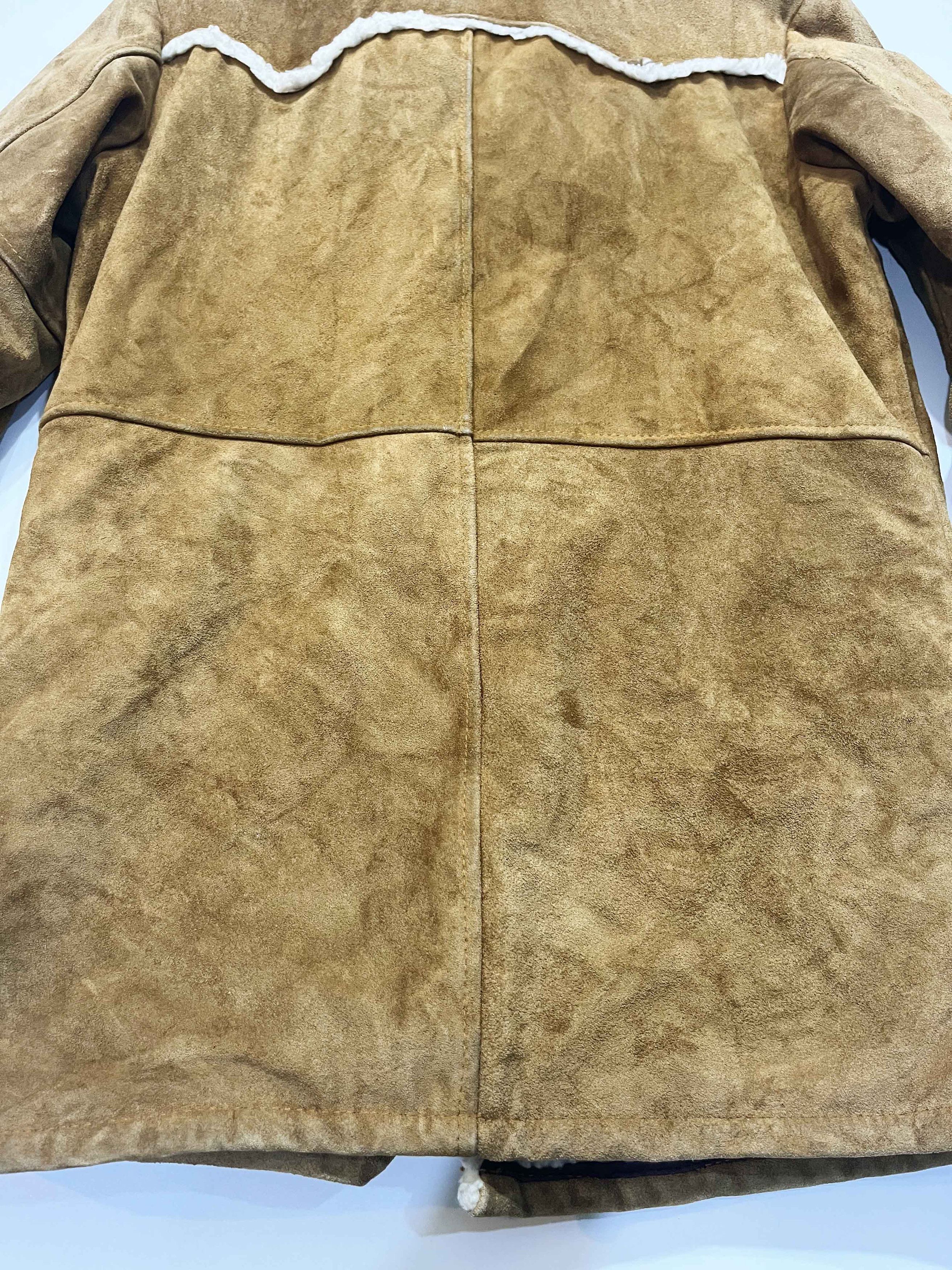 Cooper Vtg Cooper Western Rancher Shearling Suede Leather Jacket Size US M / EU 48-50 / 2 - 15 Thumbnail