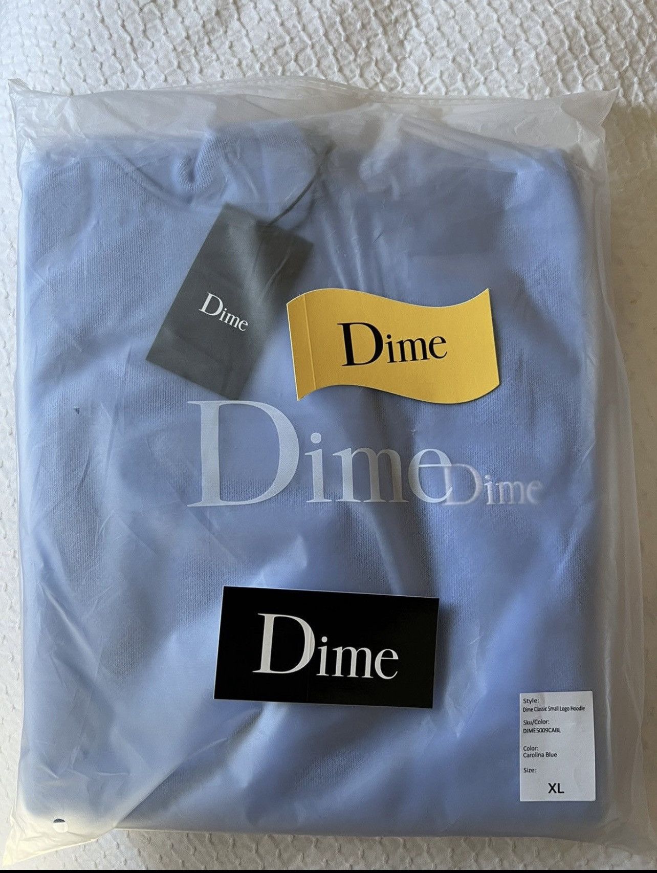 Dime dime blue classic logo sweatshirt Size US XL / EU 56 / 4 - 4 Thumbnail