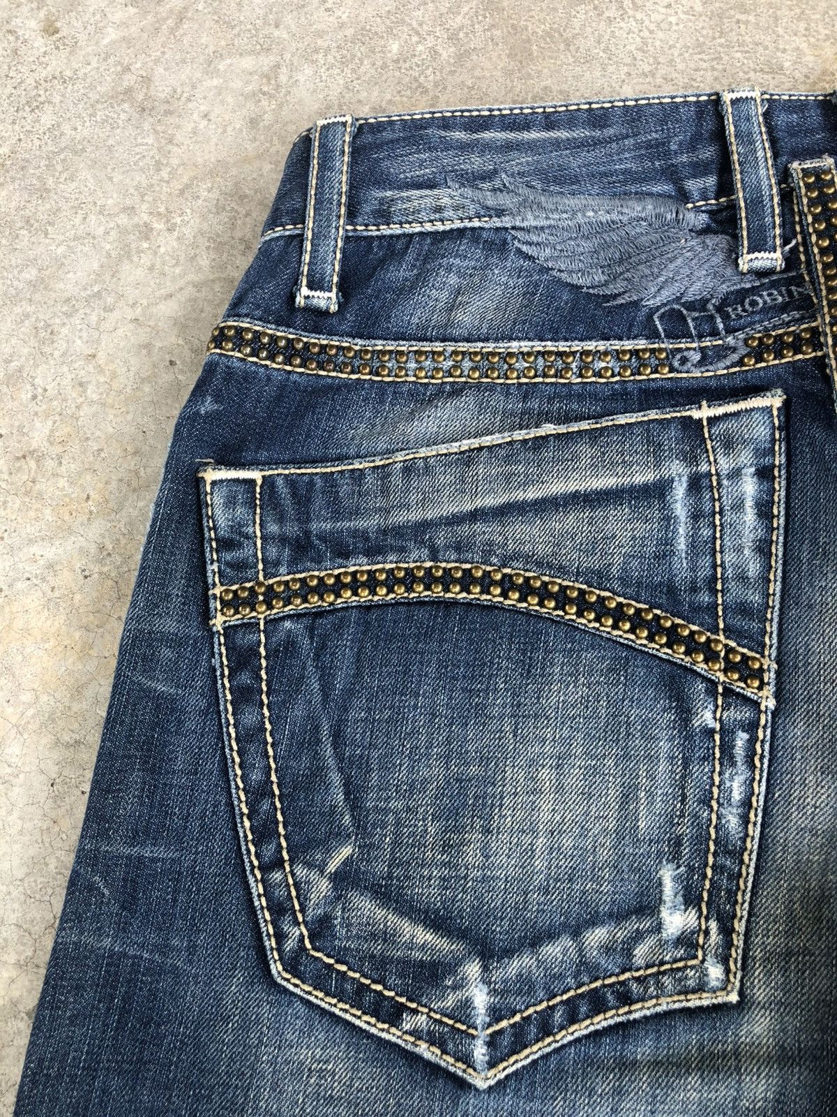 Robins Jeans Robins Jeans Distressed Jeans Size US 30 / EU 46 - 15 Thumbnail