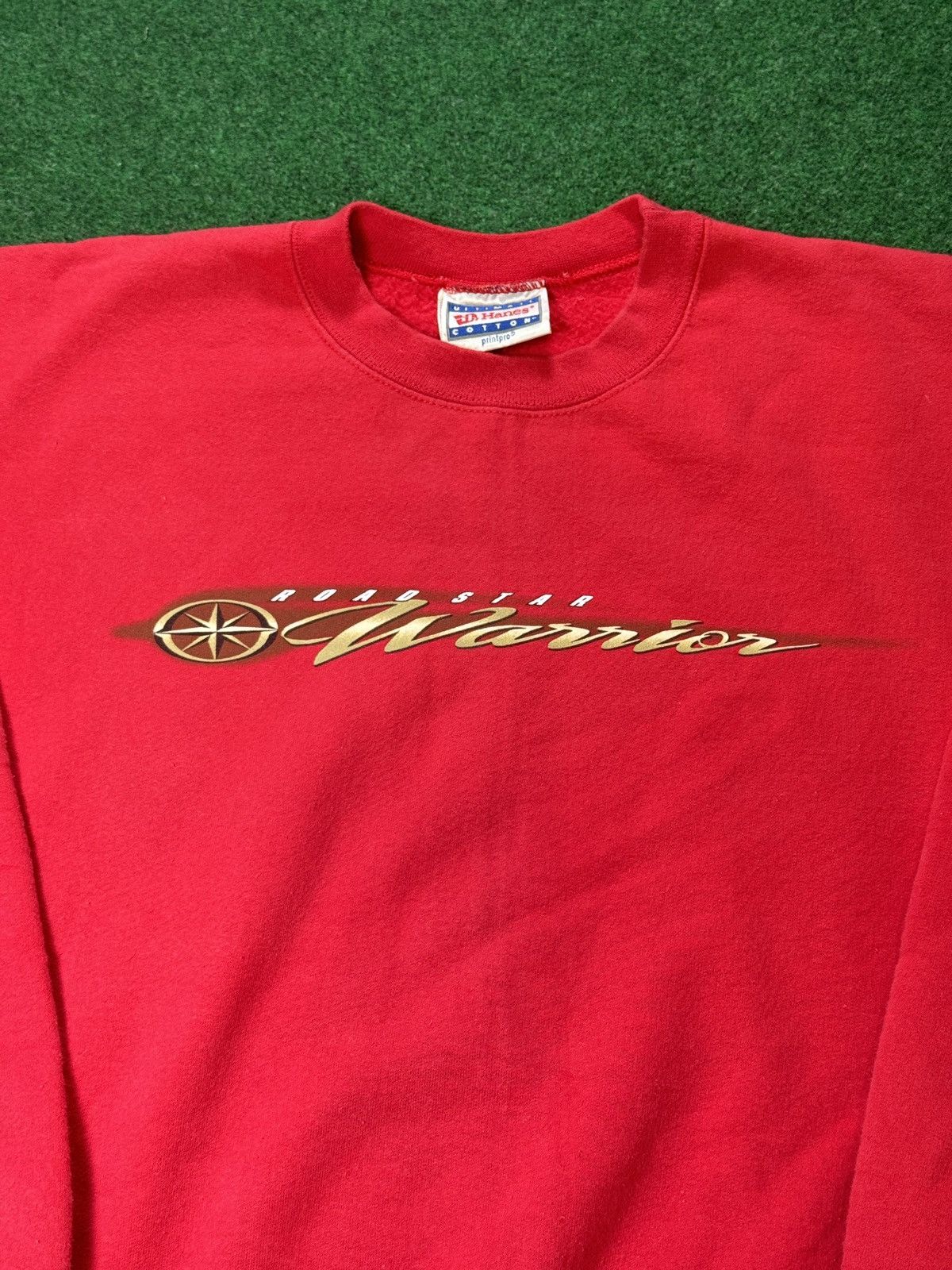 Hanes × Vintage × Yamaha Y2K Yamaha Roadstar Warrior Motorcycle Cruiser Sweatshirt Size US M / EU 48-50 / 2 - 2 Thumbnail