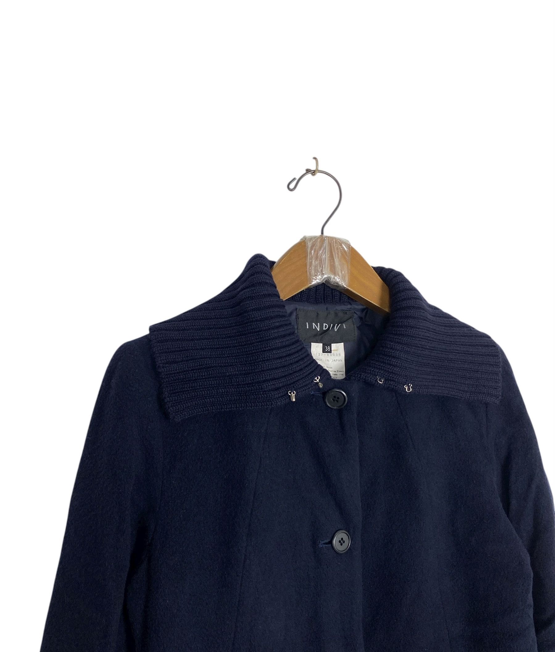 Japanese Brand Rare‼️ Indivi Long Coat Made in Japan (Women) Size S / US 4 / IT 40 - 8 Thumbnail