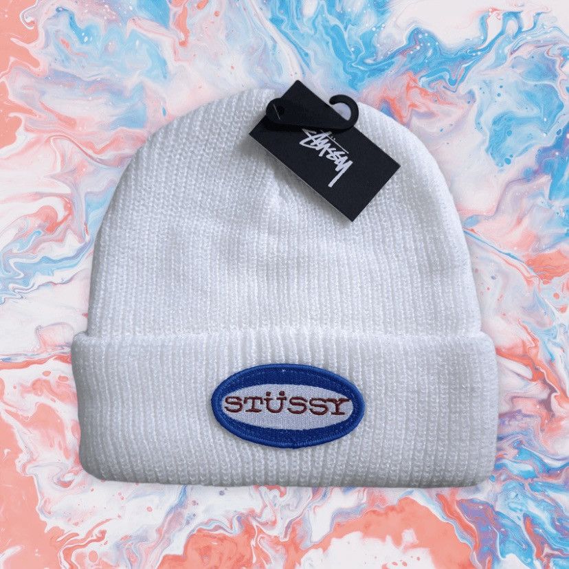 Stussy Stussy Oval Patch Beanie Hat Size ONE SIZE - 1 Thumbnail