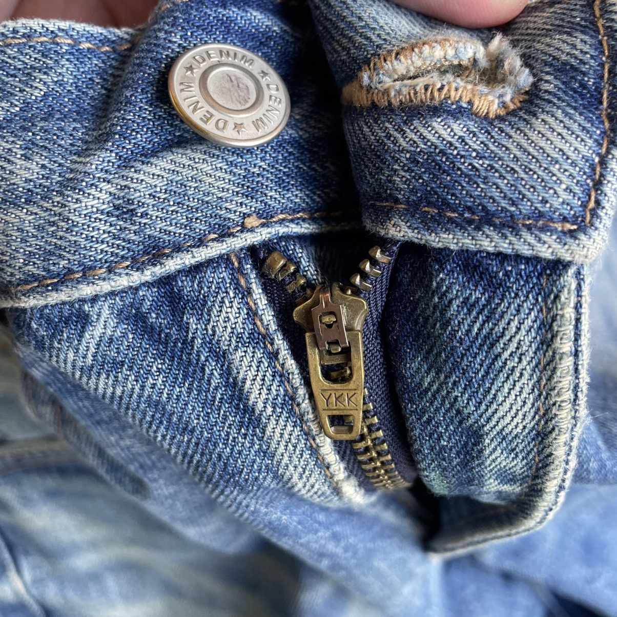 Japanese Brand 🔥🇯🇵Japanese Brand Stoned Washed Ripped Distress Denim Jeans Size US 32 / EU 48 - 10 Thumbnail