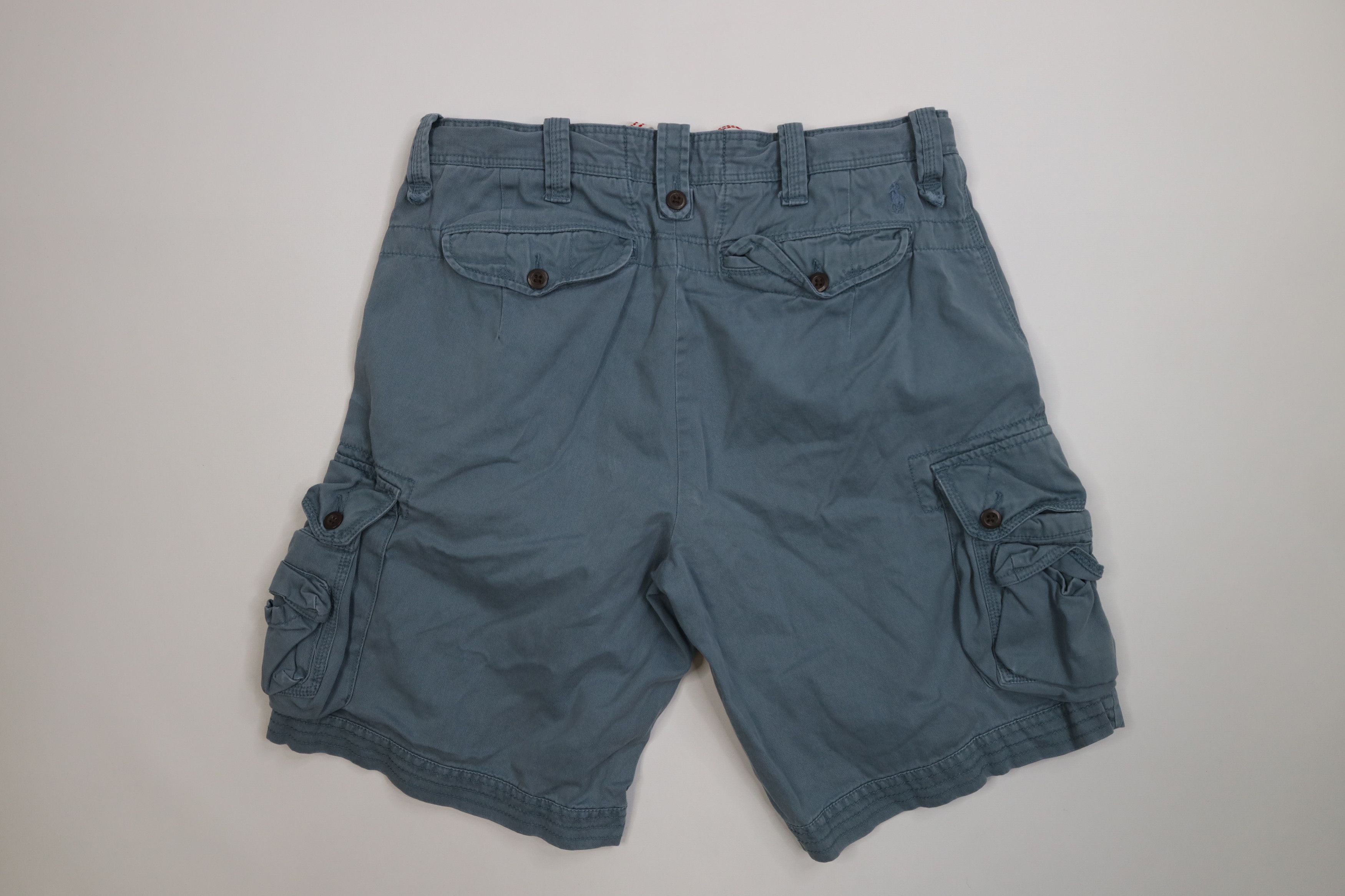 Polo Ralph Lauren Vintage 90s Ralph Lauren Stonewash Heavyweight Cargo Shorts Size US 34 / EU 50 - 9 Thumbnail