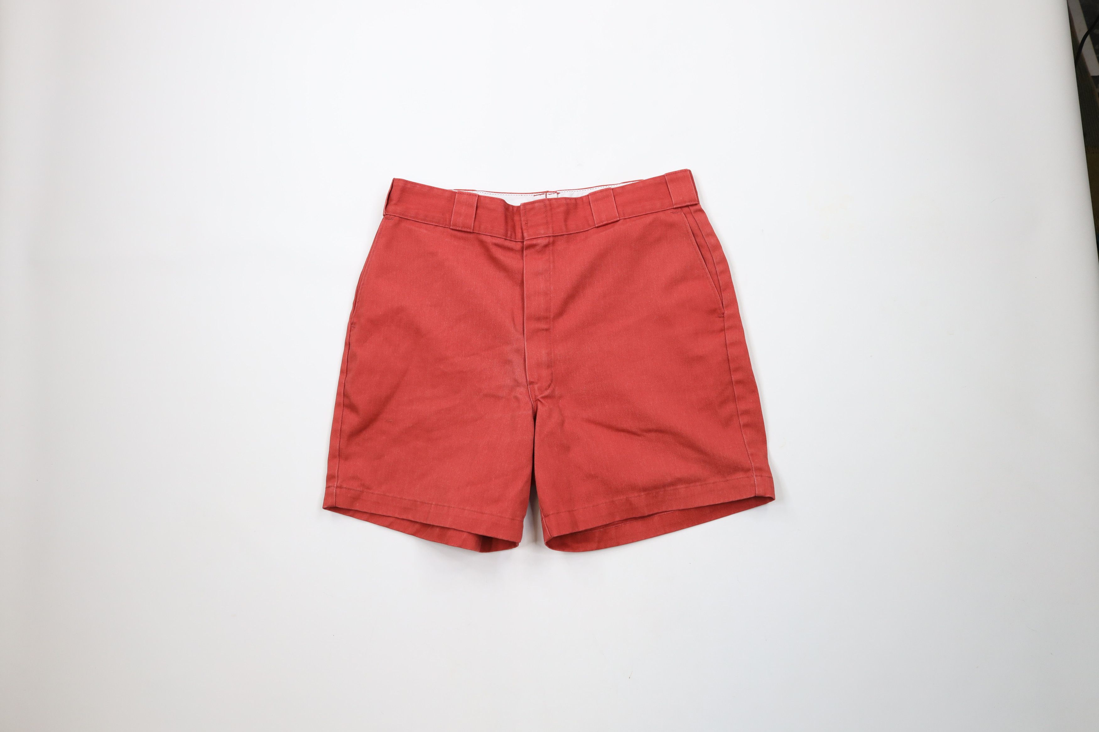 L.L. Bean × Vintage Vintage 90s LL Bean Above Knee Chino Shorts Cotton Red USA Size US 32 / EU 48 - 1 Thumbnail