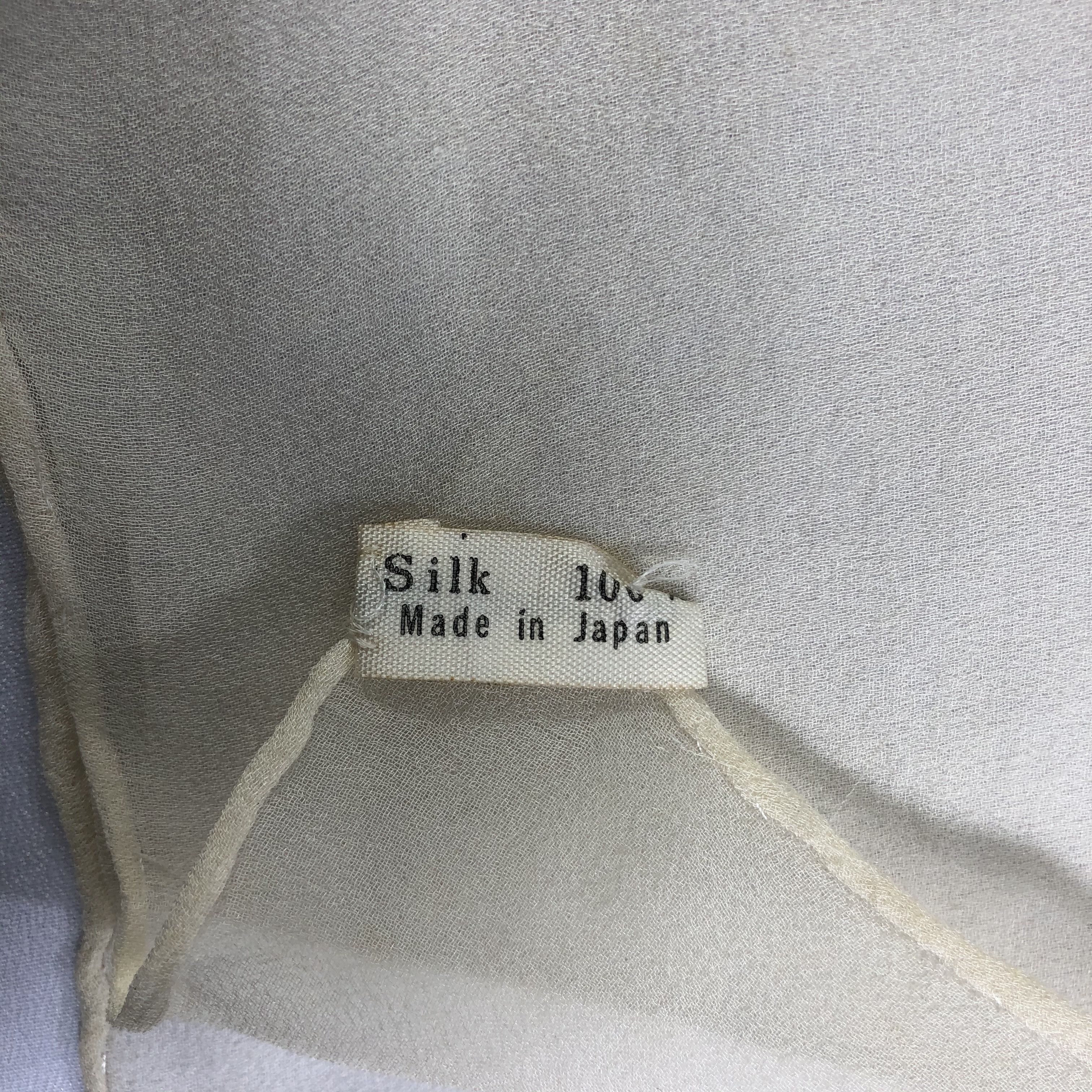 Vintage Vintage Silk Scarf Size ONE SIZE - 9 Thumbnail