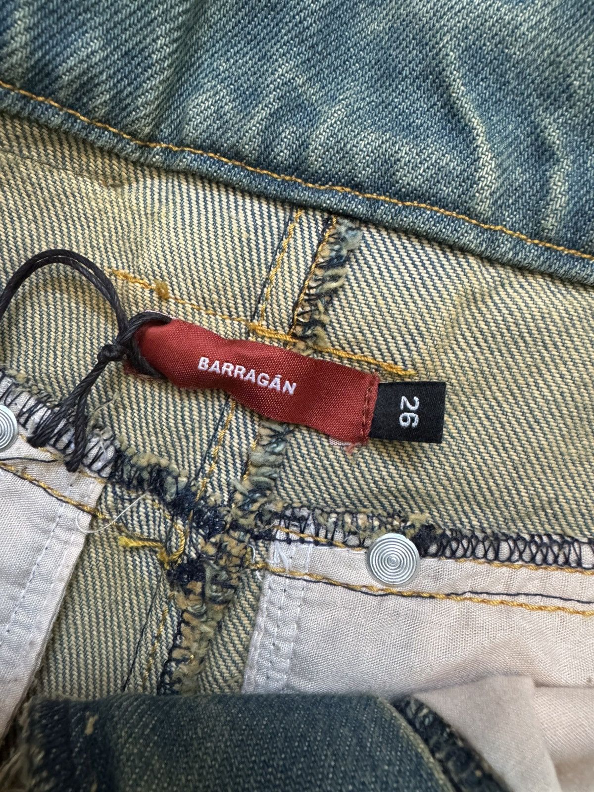 Barragan Barragan B Logo Jean Size 26" / US 2 / IT 38 - 3 Thumbnail
