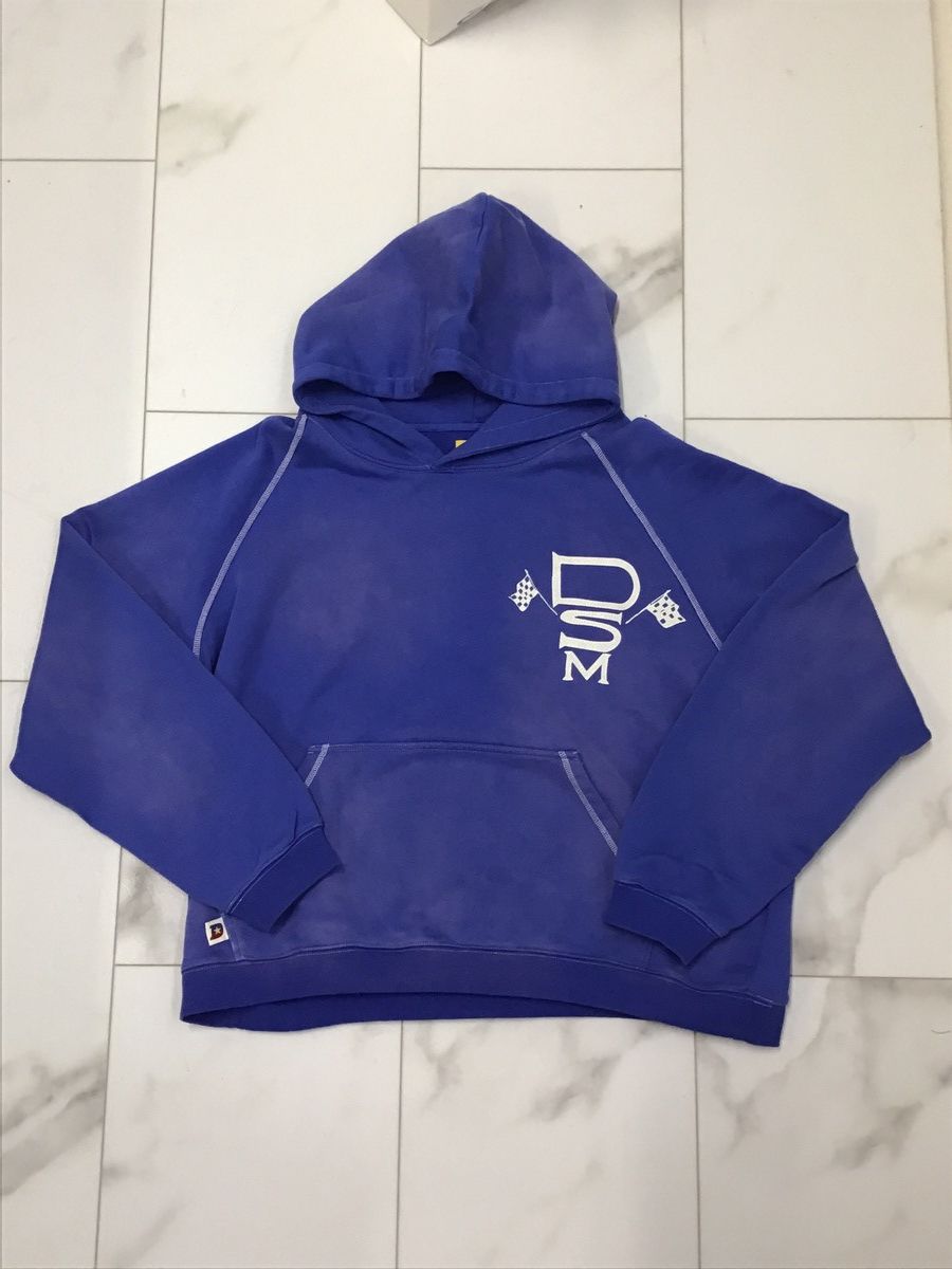 Diet Starts Monday DIET STARTS MONDAY Contrast Stitch Hoodie Washed Blue Size US L / EU 52-54 / 3 - 1 Thumbnail