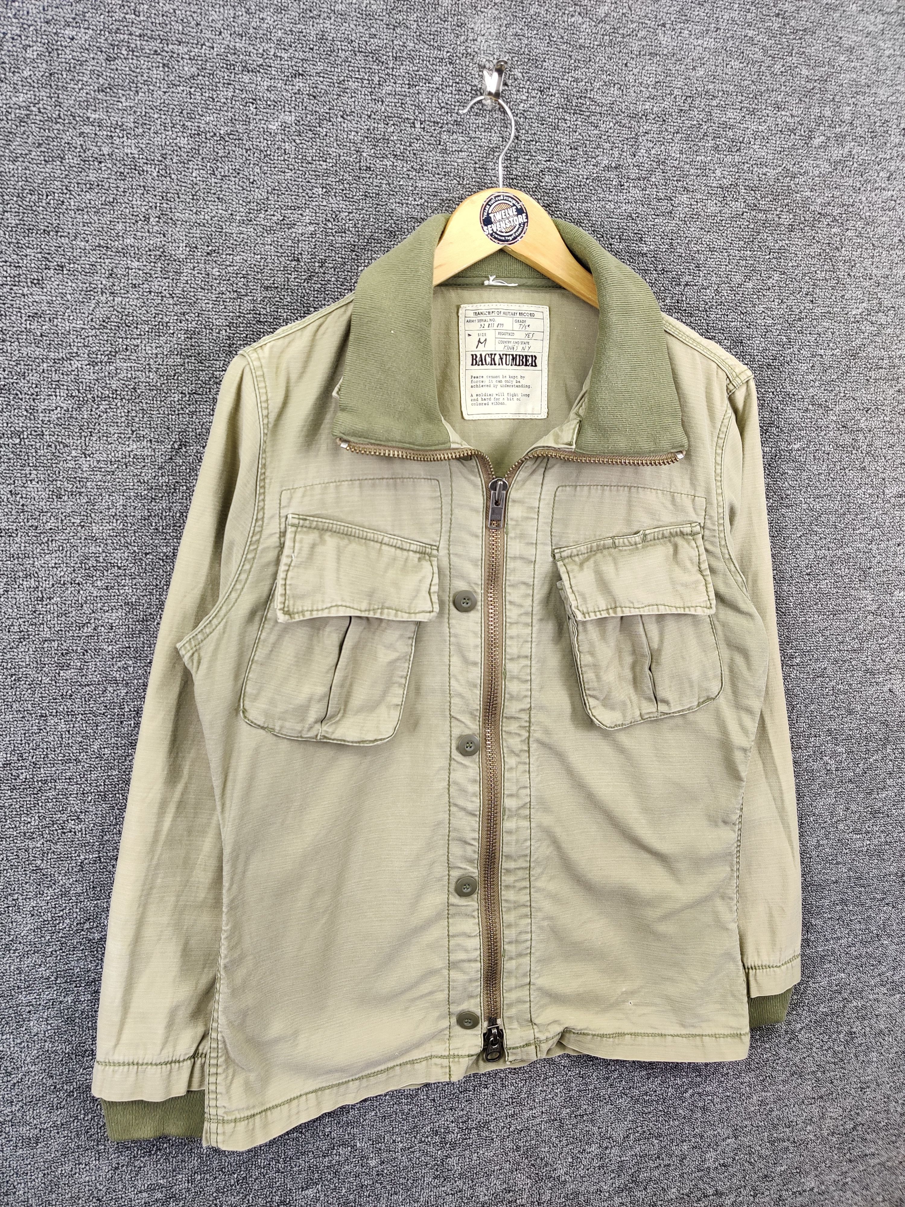 Japanese Brand Vintage Back Number Military Jacket Size US M / EU 48-50 / 2 - 7 Thumbnail