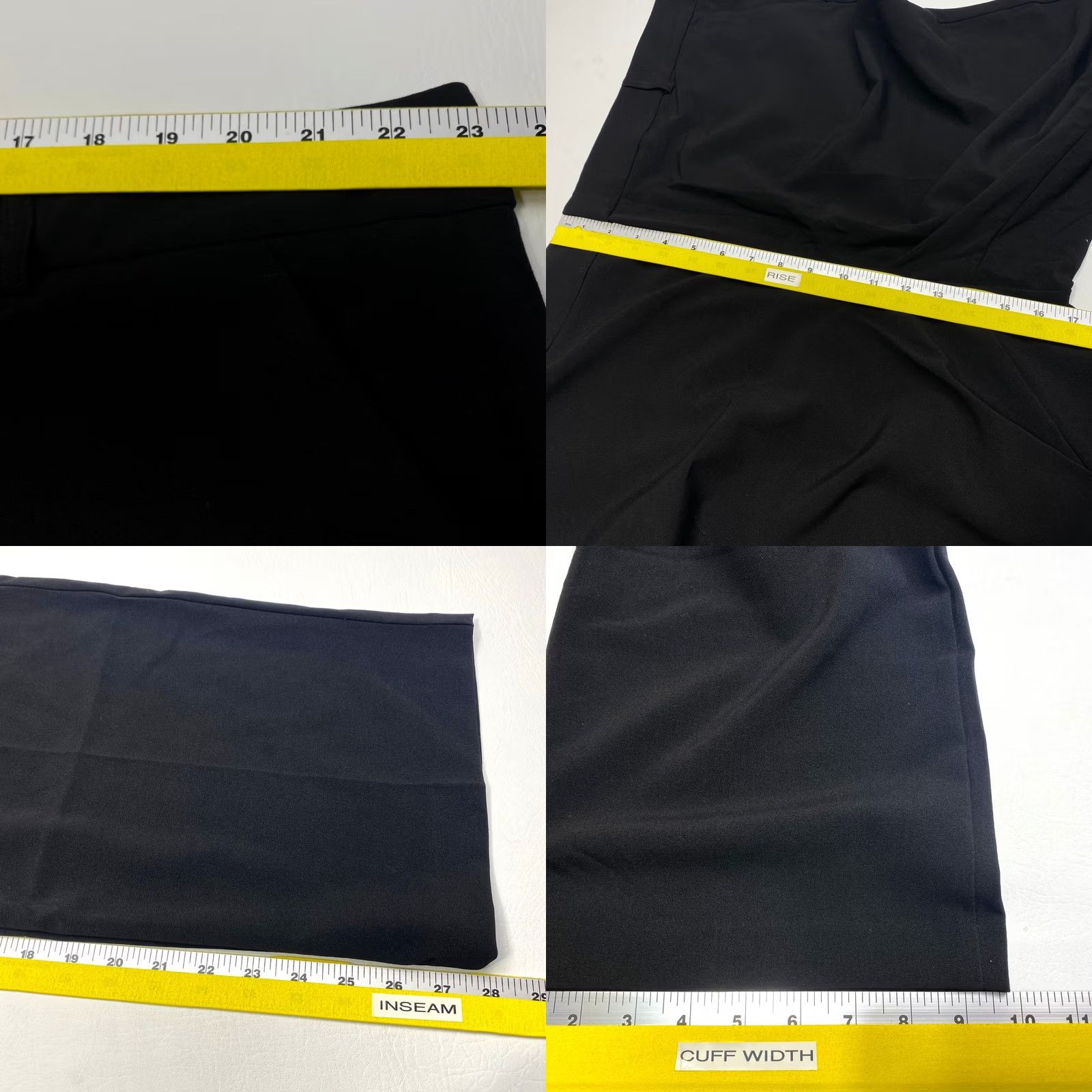 Nine West Nine West Pants Womens 24W Short Black Mid-Rise Bootcut Plus 7802 Size 42" / US 20 - 8 Thumbnail