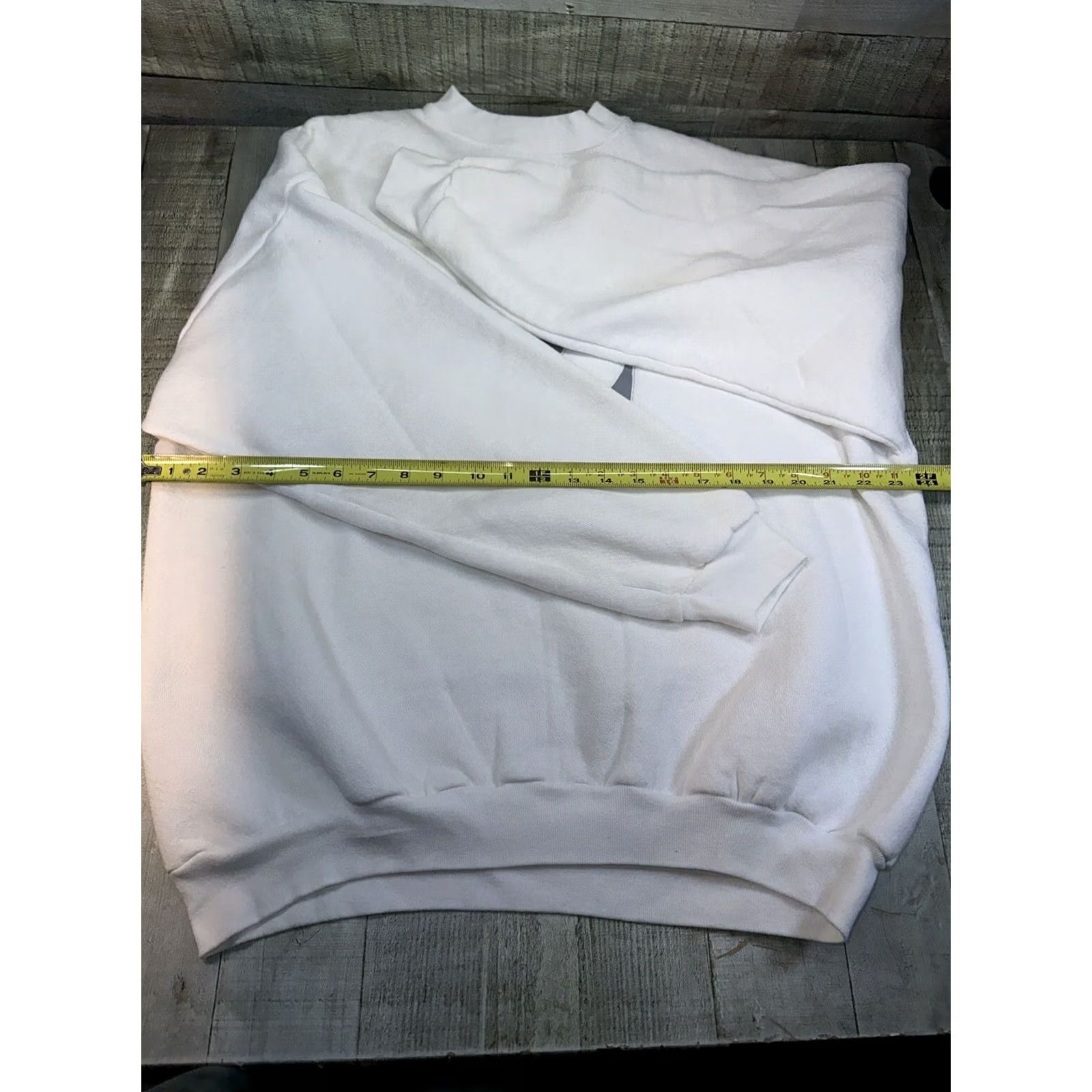 Tultex VINTAGE Tultex Men’s White Arizona XL Crewneck Pullover Sweatshirt Regular Size Adults Size US XL / EU 56 / 4 - 4 Thumbnail