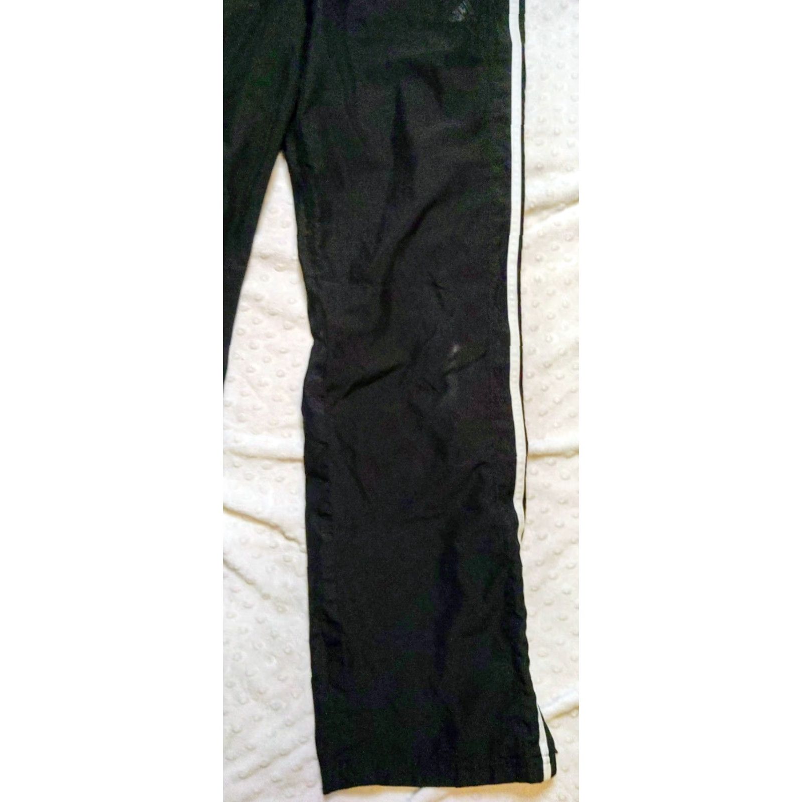 Adidas Adidas Track Pants Women Black Striped Pockets Three Stripes Joggers 32x30 Athletic Logo Casual Sports Mens Womens Girls Boys 90s none Size 24" / US 00 / IT 34 - 2 Thumbnail