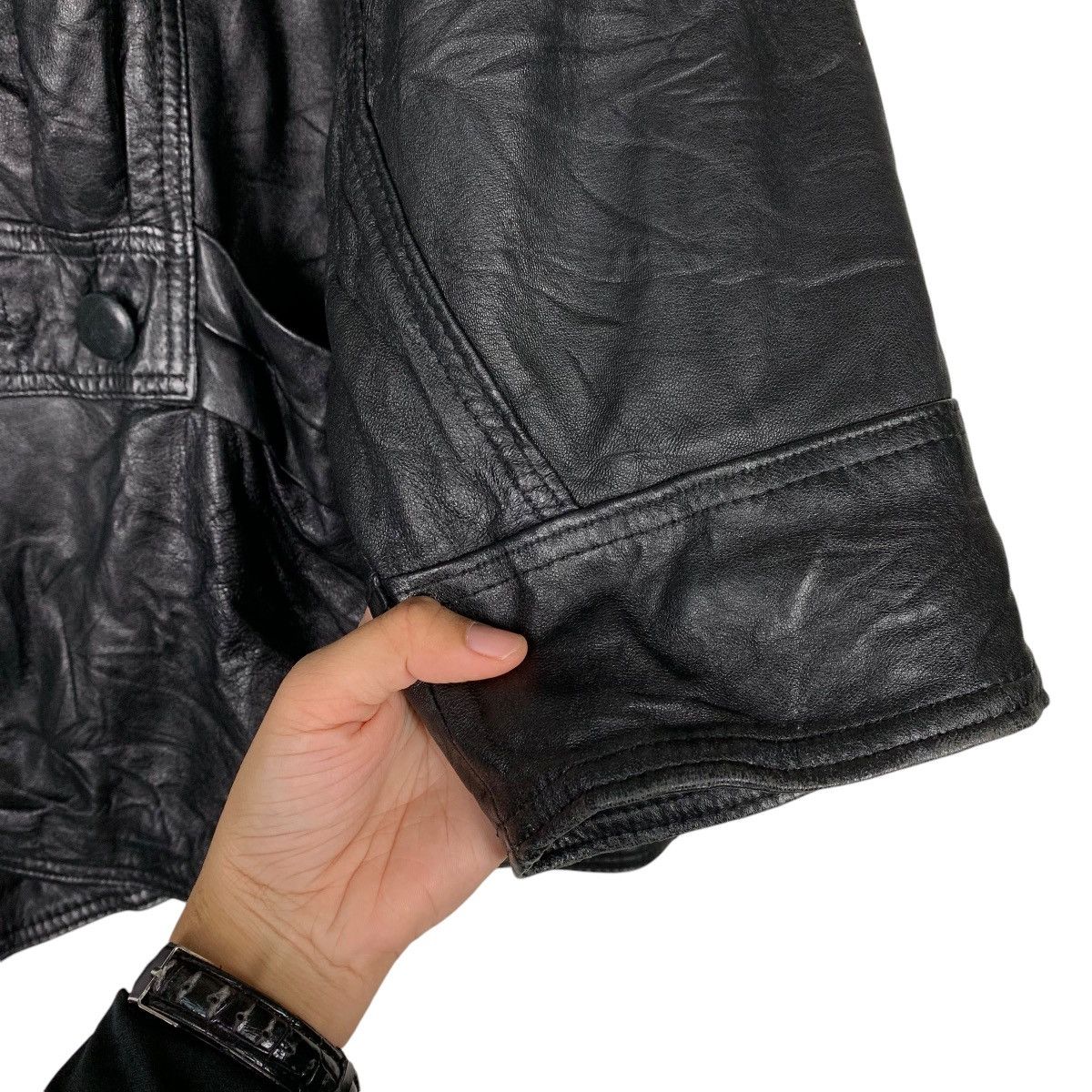 Other Vera Pelle Made In Italy Leather Jacket Size M / US 6-8 / IT 42-44 - 13 Thumbnail