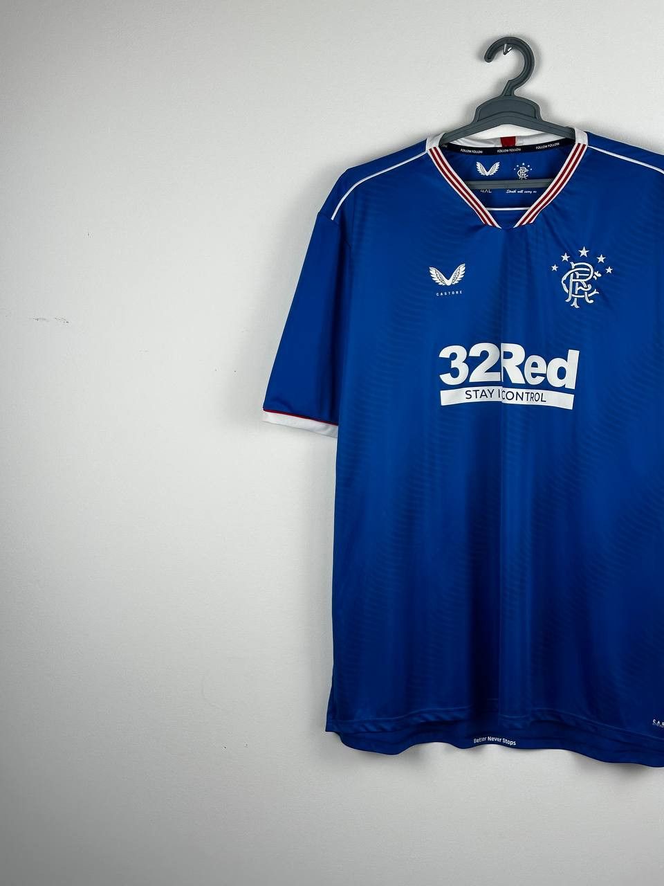 Other Glasgow Rangers 20/21 Home Blue Jersey Size US XXL / EU 58 / 5 - 2 Thumbnail