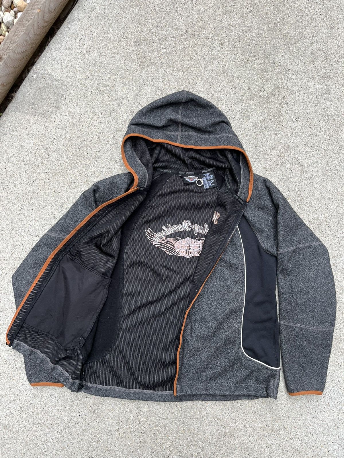 Harley Davidson Y2K Harley Davidson Embroidered Hoodie Size US L / EU 52-54 / 3 - 4 Thumbnail