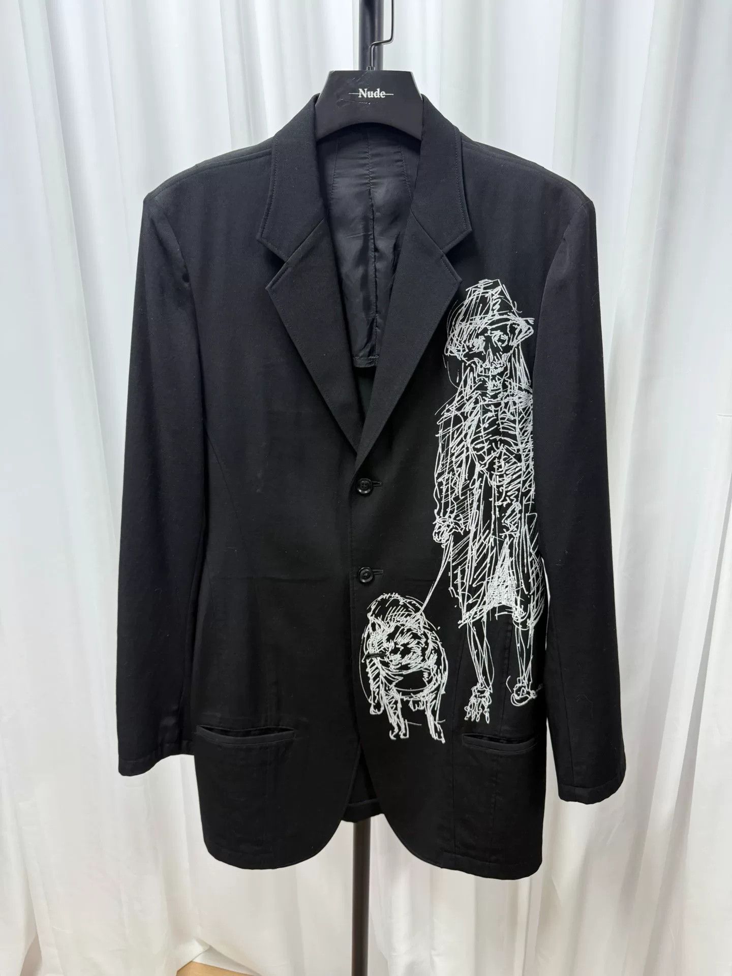 Yohji Yamamoto Yohji Yamamoto Pour Homme Dog Walk Blazer Size US S / EU 44-46 / 1 - 1 Thumbnail