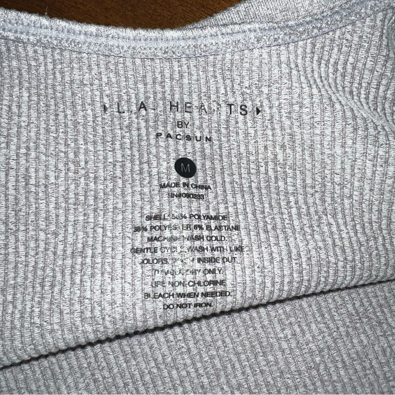 Pacsun PacSun L.A. Hearts - Gray Seamless Tank - M Size M / US 6-8 / IT 42-44 - 2 Thumbnail