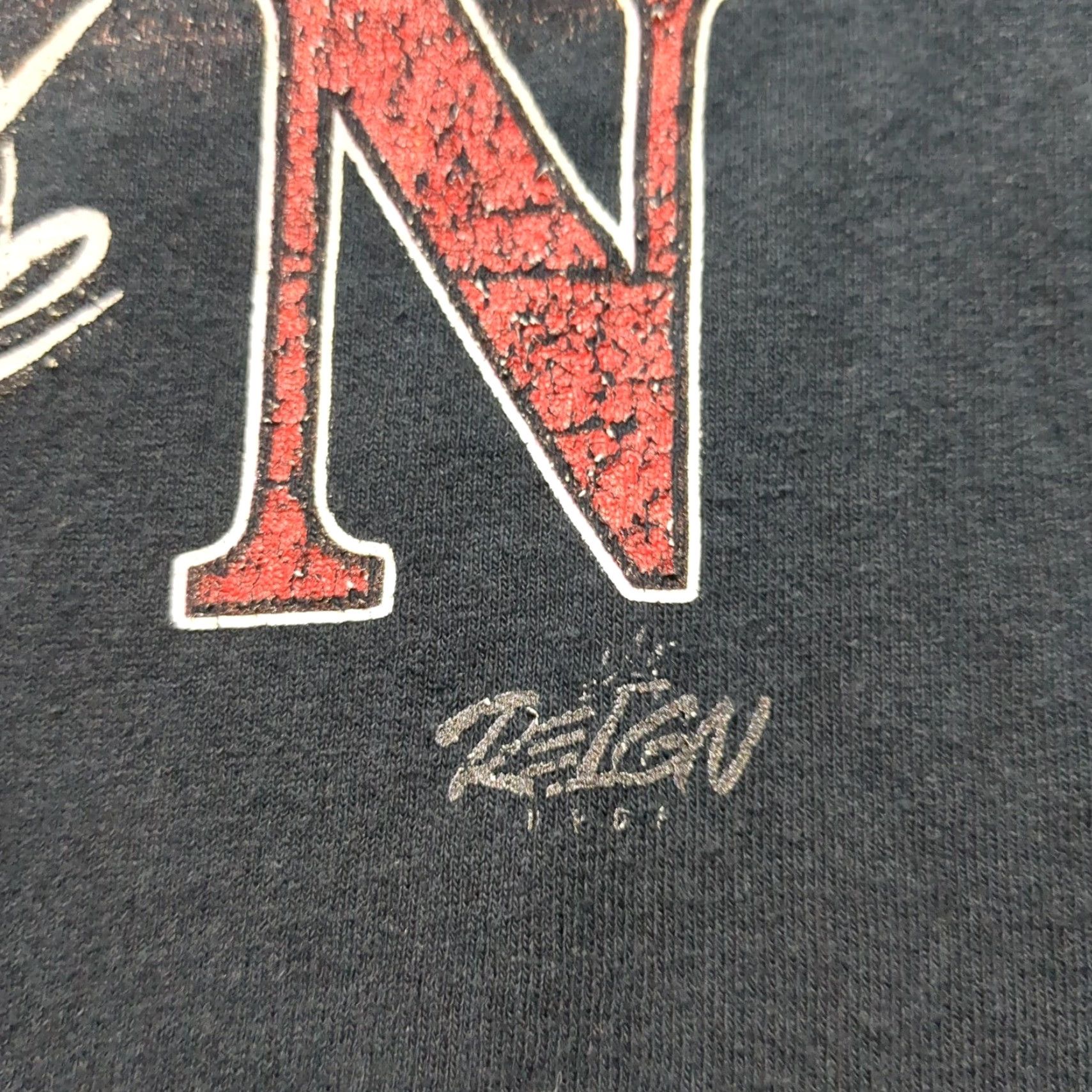 Gildan VTG 90s Mike Tyson Iron Mike T-Shirt - Men L Black Graphic Print Mens Short Sleeve Crew Neck Cotton Vintage Wellworn Reign Gildan Ultra Cotton Size US L / EU 52-54 / 3 - 3 Thumbnail