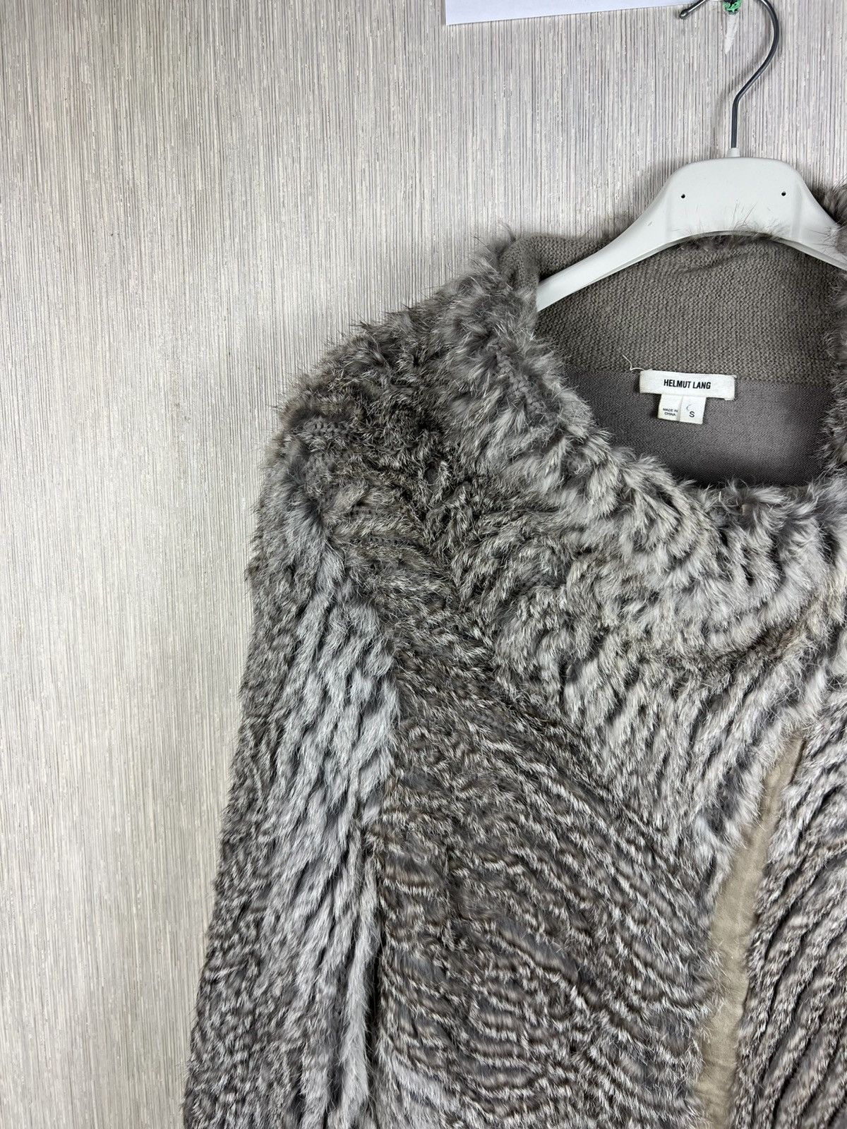 Helmut Lang Archive Helmut Lang vintage real rabbit fur cardigan jacket Size S / US 4 / IT 40 - 4 Thumbnail
