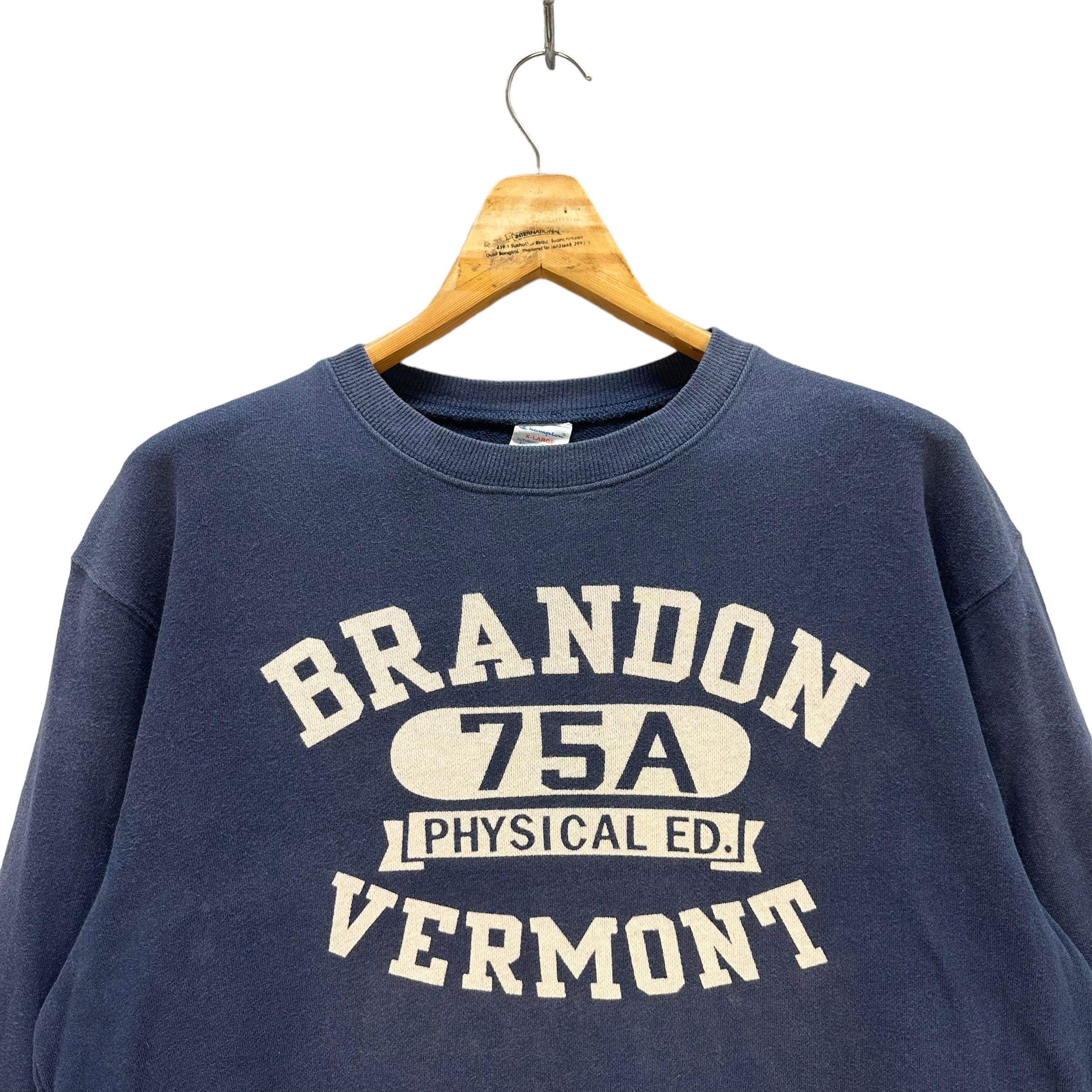 Champion CHAMPION BRANDON VERMONT BIG LOGO SWEATSHIRT #8570-015 Size US XL / EU 56 / 4 - 2 Thumbnail