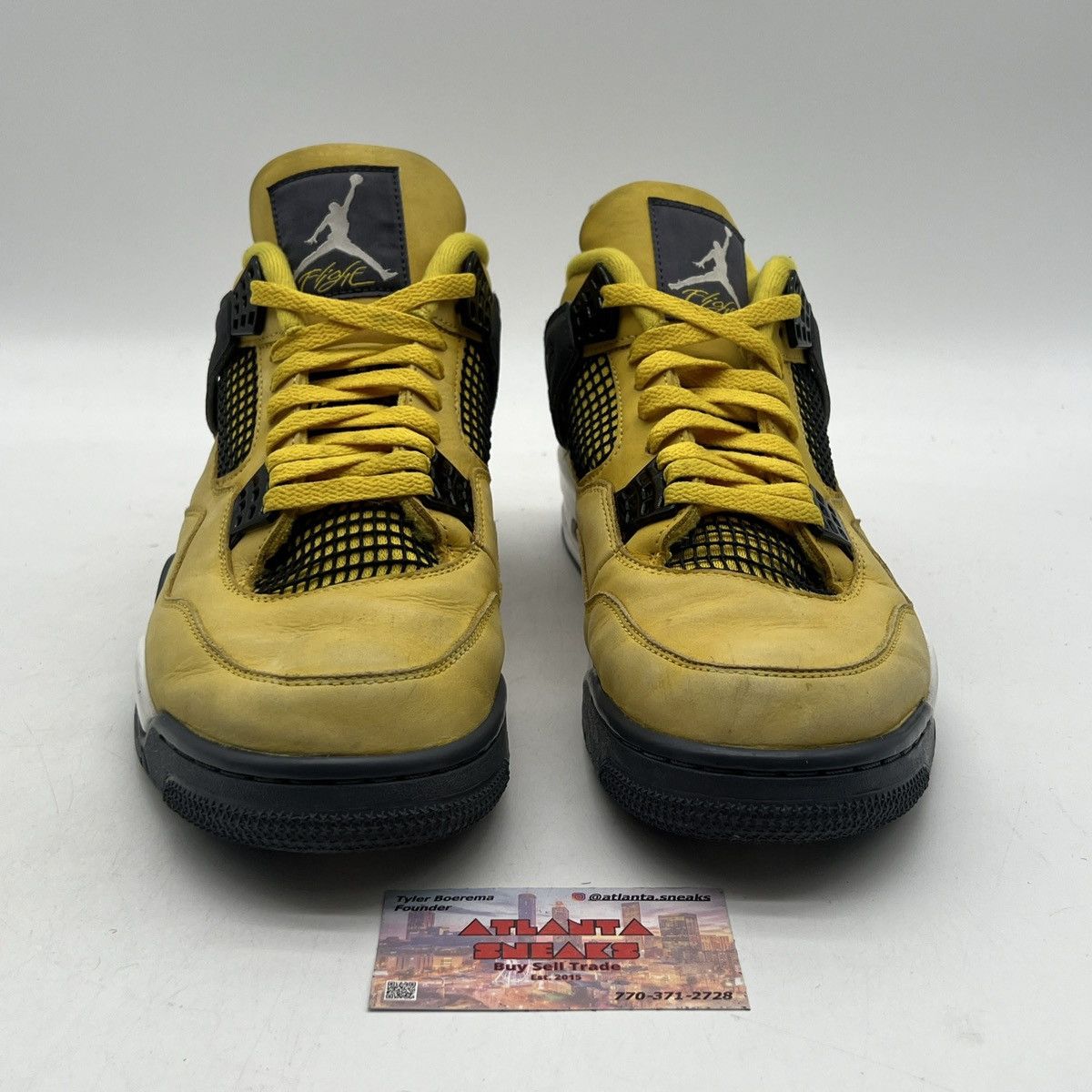 Jordan Brand Air Jordan 4 lightning Size US 12 / EU 45 - 2 Thumbnail