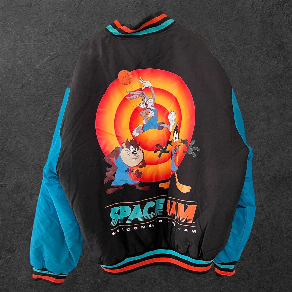 Other Space Jam black varsity jacket Size US XXL / EU 58 / 5 - 2 Thumbnail