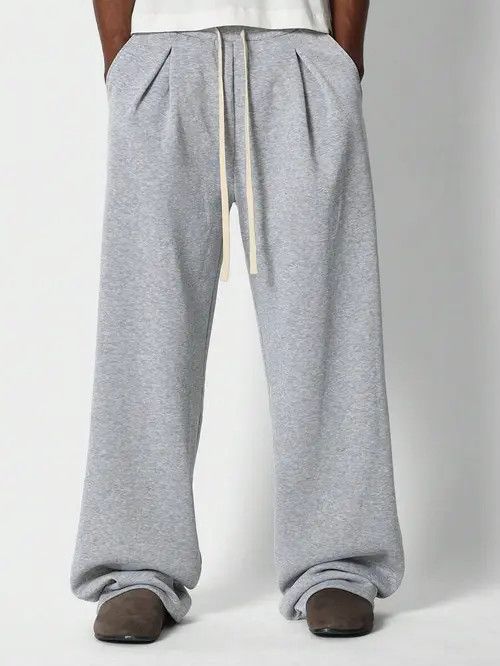 VIBE Grey loose fit sweatpants baggy Wide Leg Size US 30 / EU 46 - 5 Thumbnail