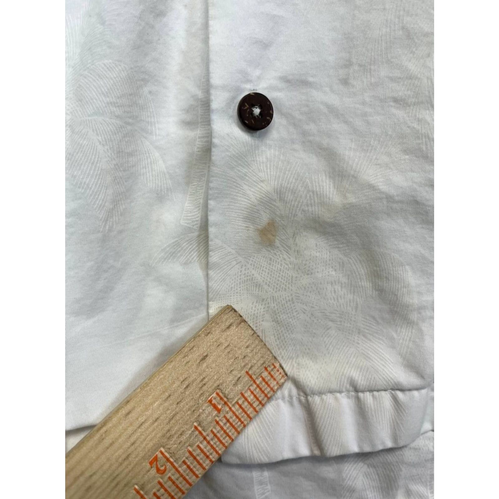Vintage Favant Hawaii White Floral Short Sleeve Shirt L Mens Shirt Button-Up Casual Flower Pattern White Large Size US L / EU 52-54 / 3 - 6 Thumbnail