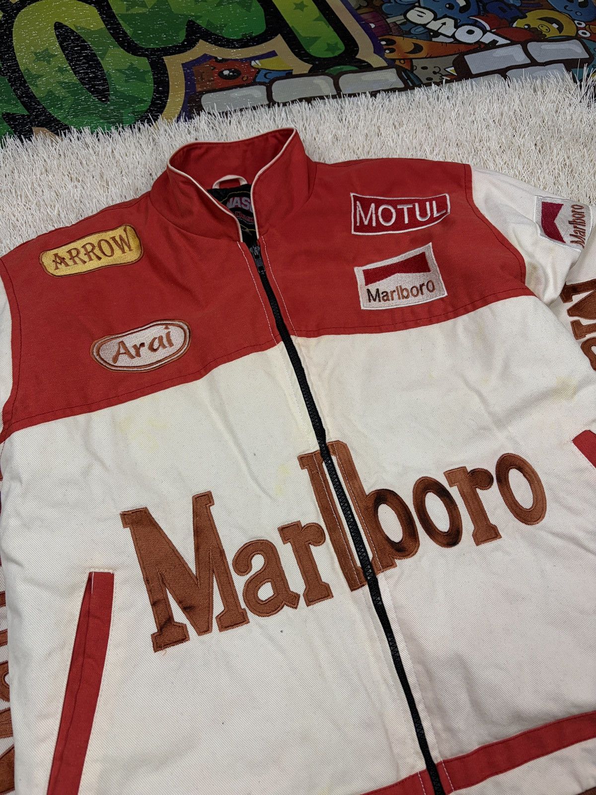 JH Design Marlboro Racing Jacket JH Design NASCAR Motorsport Team F1 Size US L / EU 52-54 / 3 - 6 Thumbnail