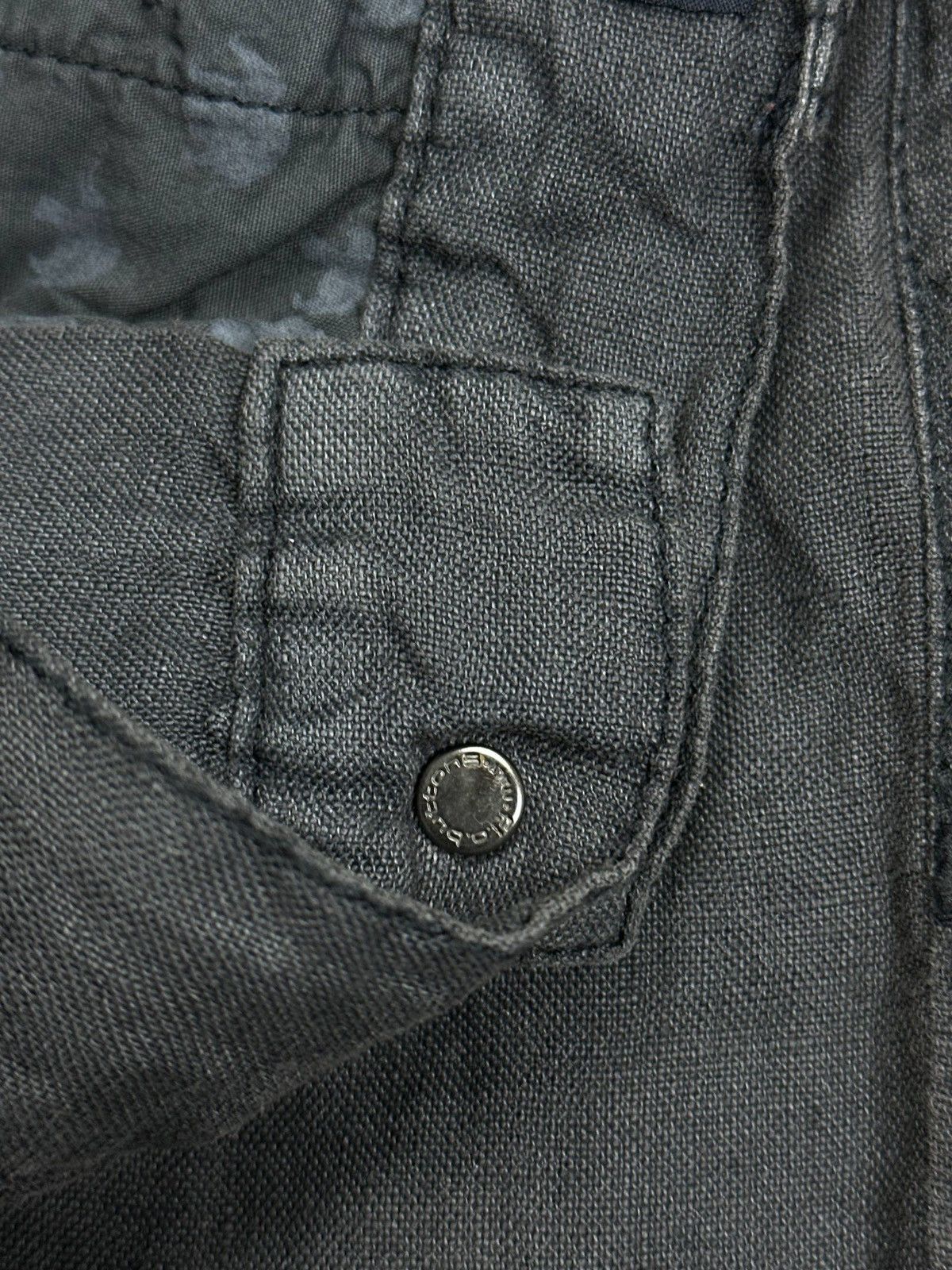 Armani Armani Hidden Jungle Linen Pants 32 Gray Mens Size US 32 / EU 48 - 10 Thumbnail