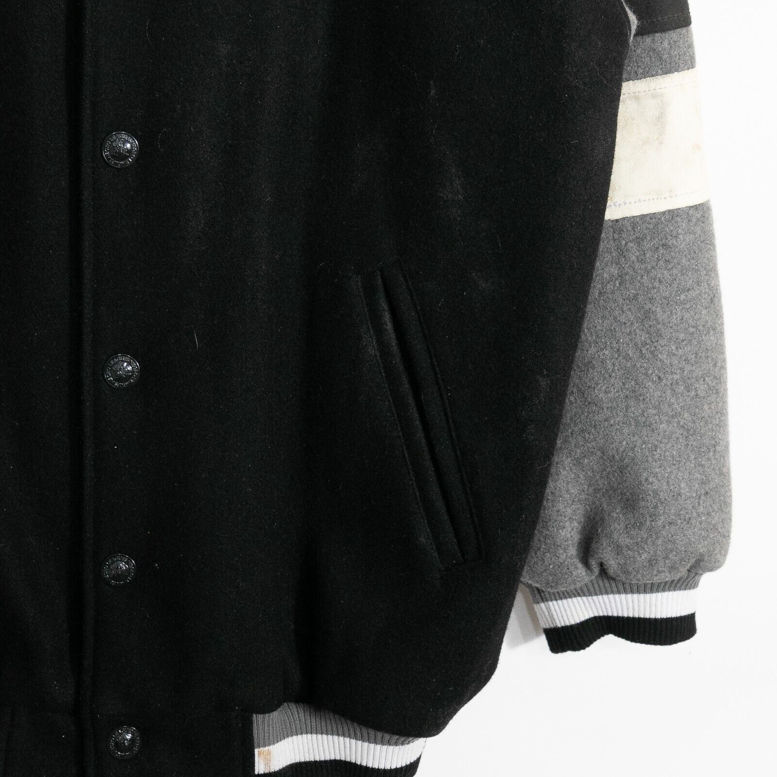 Vintage Vintage Negro League Black Yankees Wool Bomber Jacket XL Size US XL / EU 56 / 4 - 3 Thumbnail