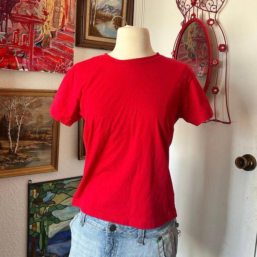 Other lizsport red plain cotton shirt Size S / US 4 / IT 40 - 1 Thumbnail