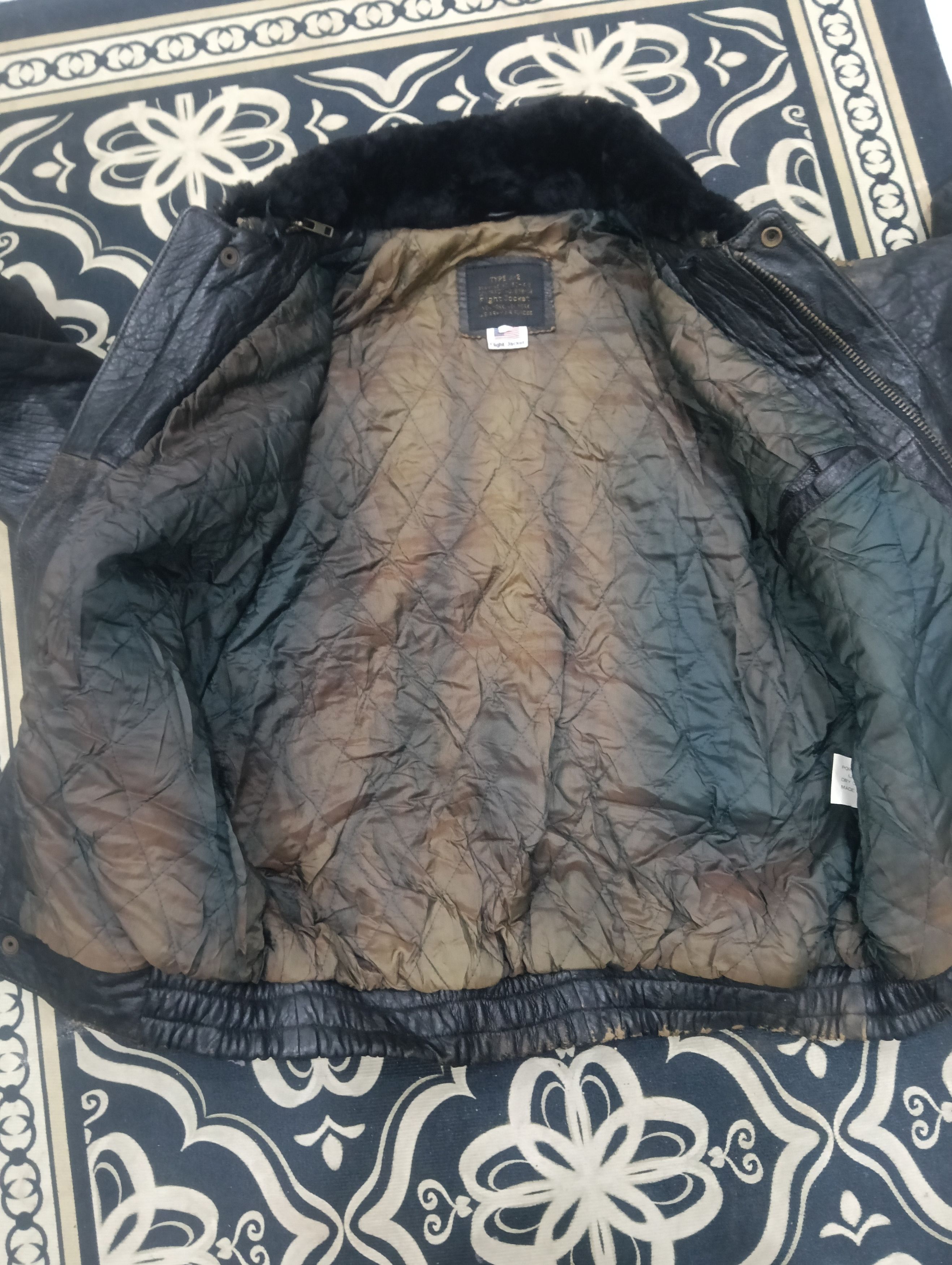 Avirex Vintage Repro Flight Jacket Us Army Size US XL / EU 56 / 4 - 3 Thumbnail