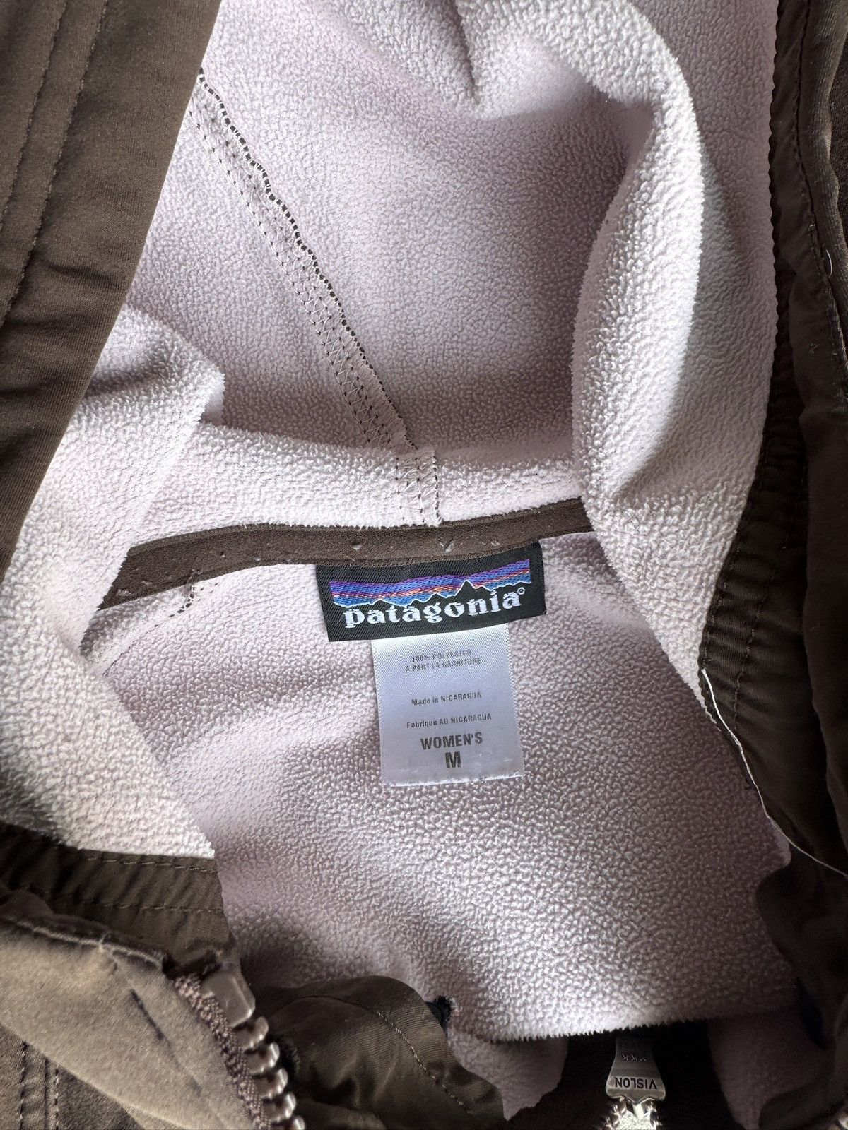 Patagonia × Vintage Vintage Y2K Patagonia brown zip up hoodie w thumb slits Size US S / EU 44-46 / 1 - 5 Thumbnail