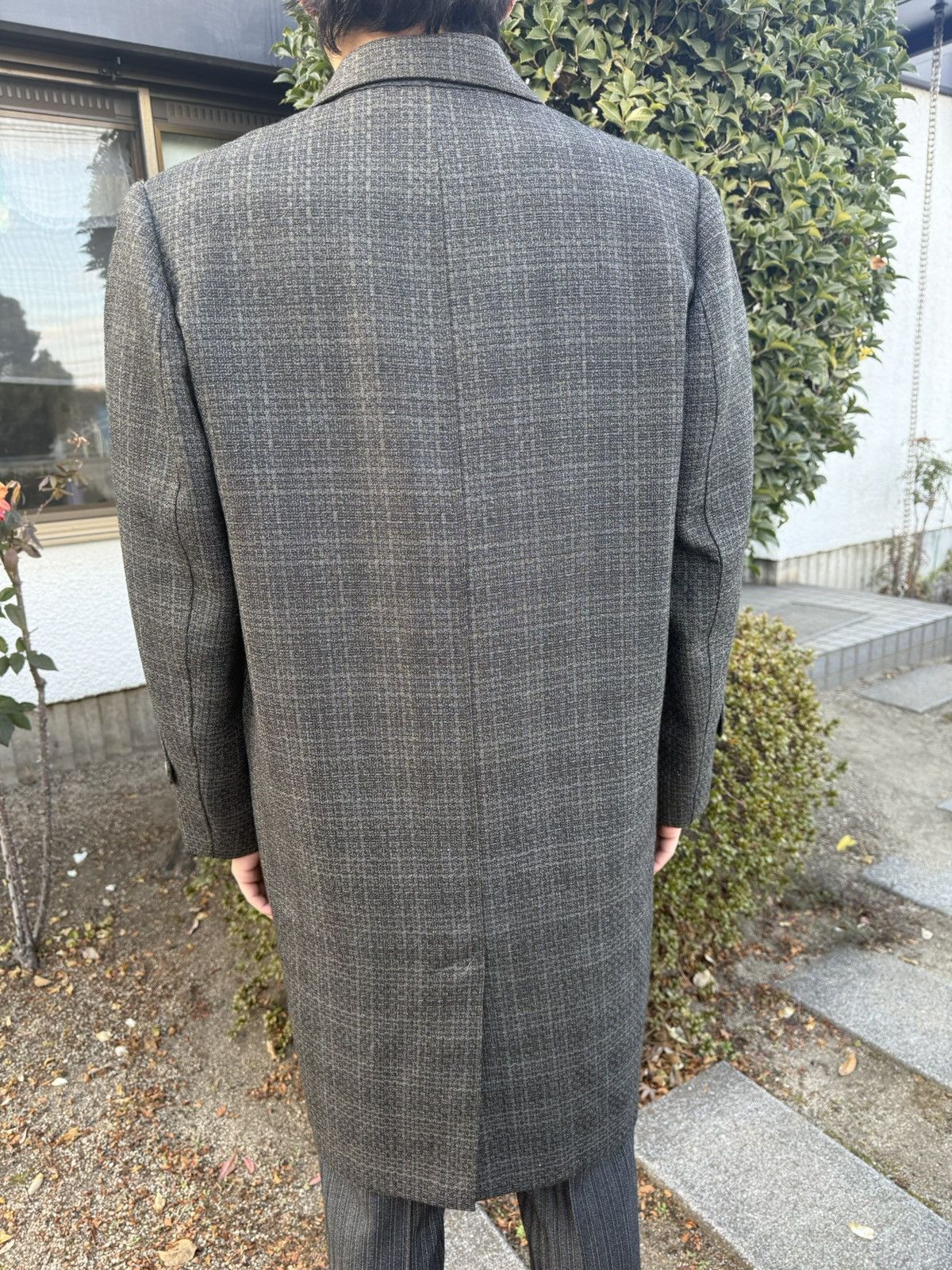 Other 1960s–70s Japanese Rasha Wool Coat – Gray Check Size US L / EU 52-54 / 3 - 5 Thumbnail
