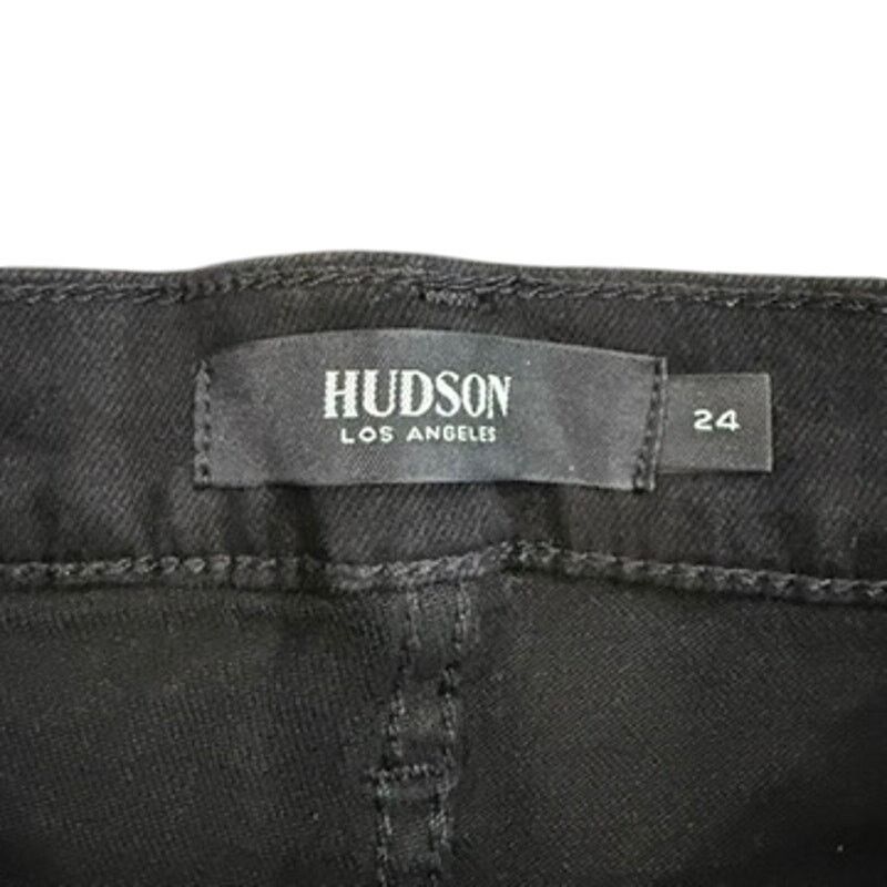 Hudson Hudson Barbara High-Rise Super Skinny Jean in Black, Size 24 Size 24" / US 00 / IT 34 - 4 Thumbnail