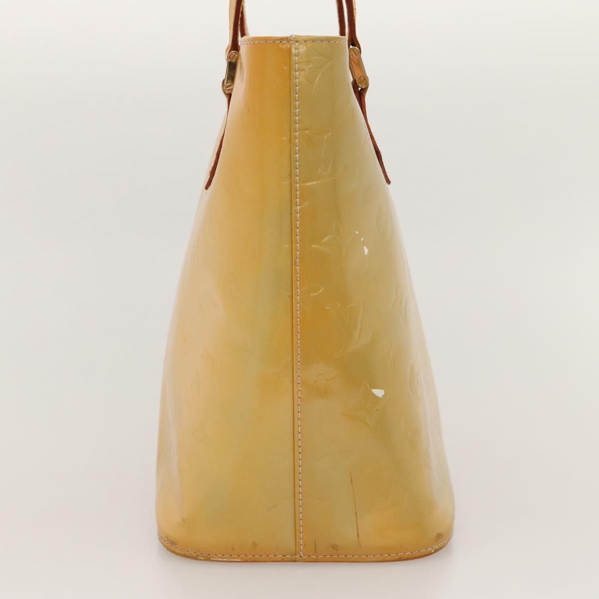 Louis Vuitton LOUIS VUITTON Monogram Vernis Houston Hand Bag Gris M91053 Size ONE SIZE - 3 Thumbnail